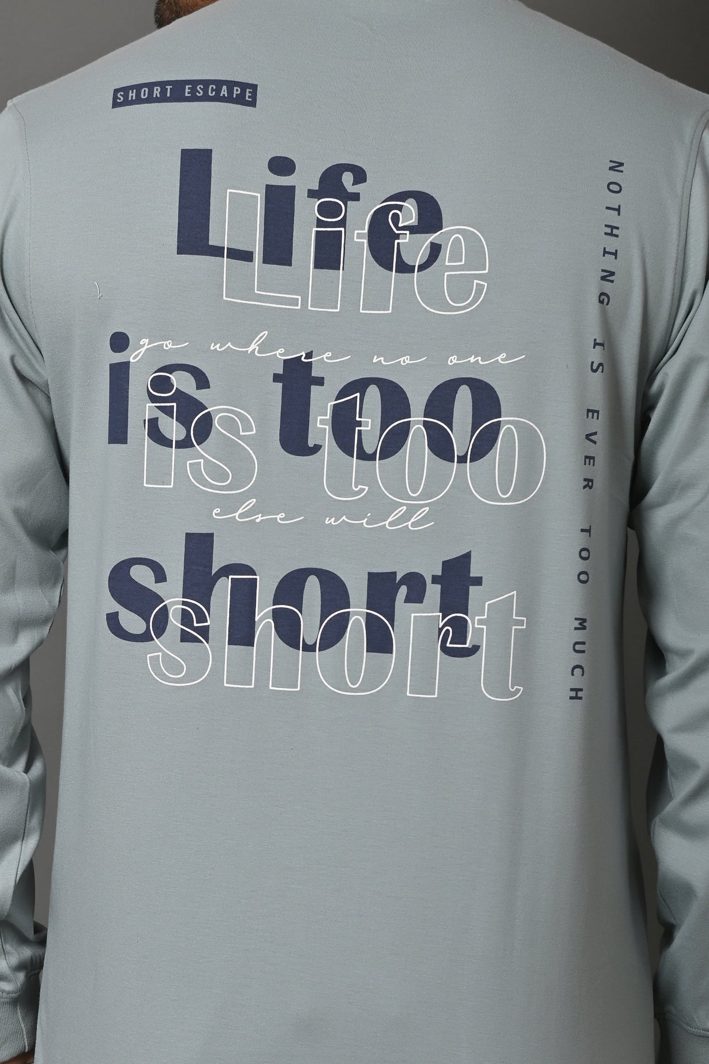 Arbour Men Printed Round Neck Cotton Blend T-Shirt