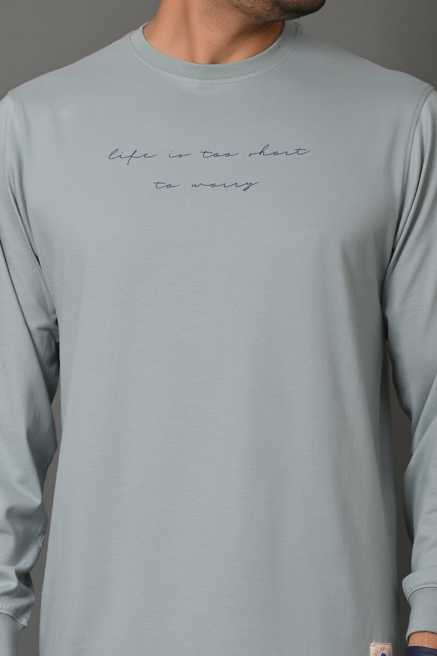 Arbour Men Printed Round Neck Cotton Blend T-Shirt
