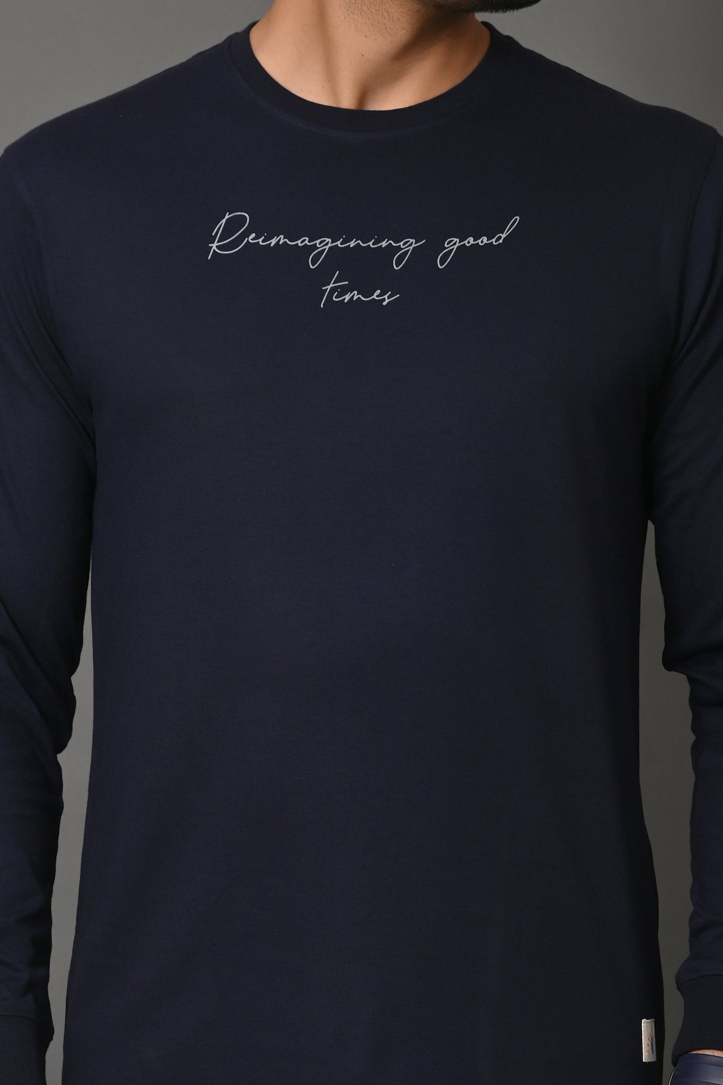 Arbour Men Printed Round Neck Cotton Blend T-Shirt