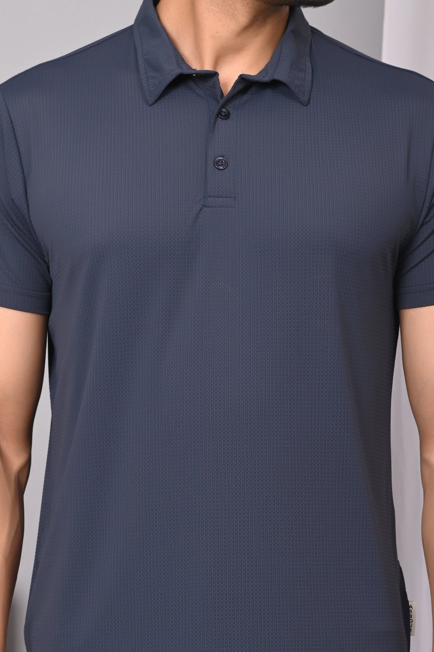 Arbour Men Polo Neck Solid Half Sleeves T-Shirt