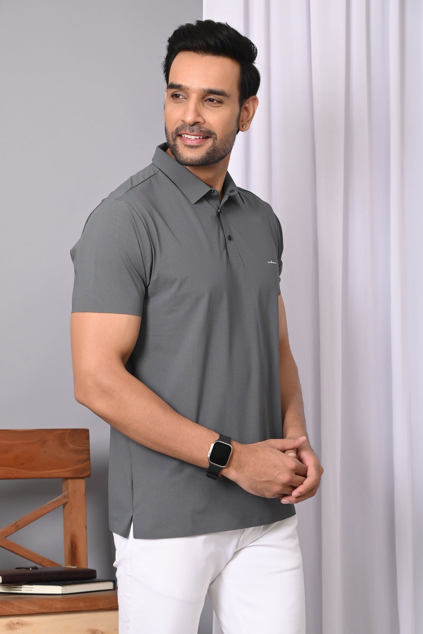 Arbour Men Polo Neck Half Casual Sleeves T-Shirt