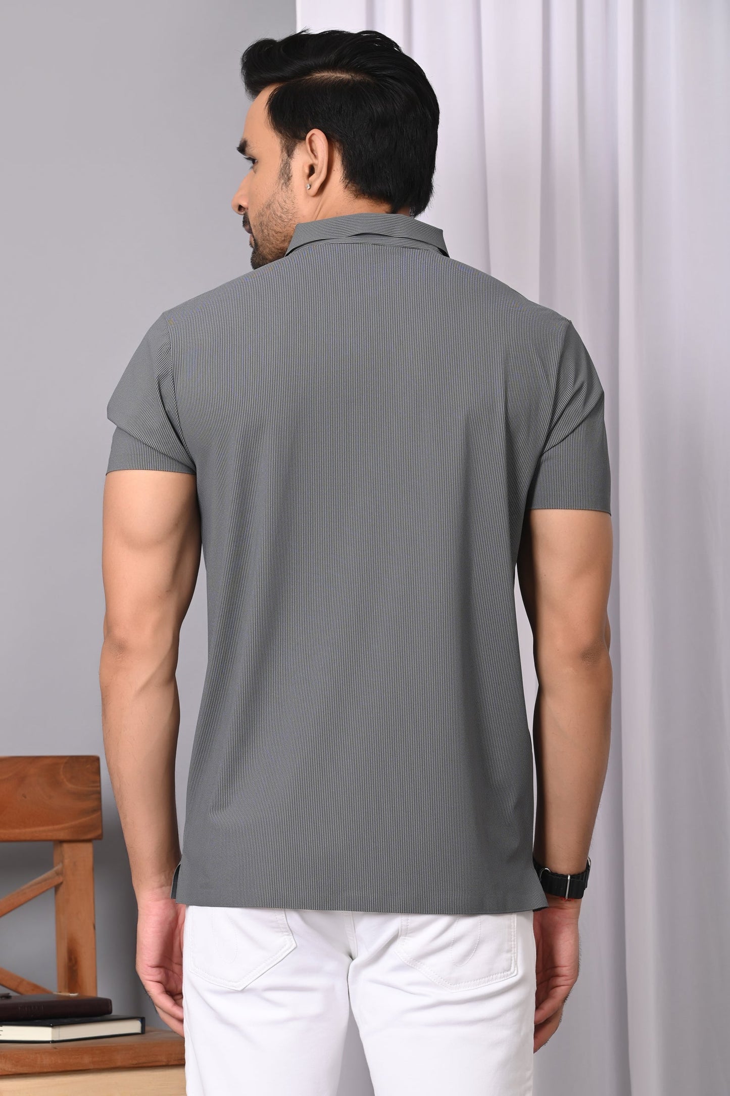 Arbour Men Polo Neck Half Casual Sleeves T-Shirt