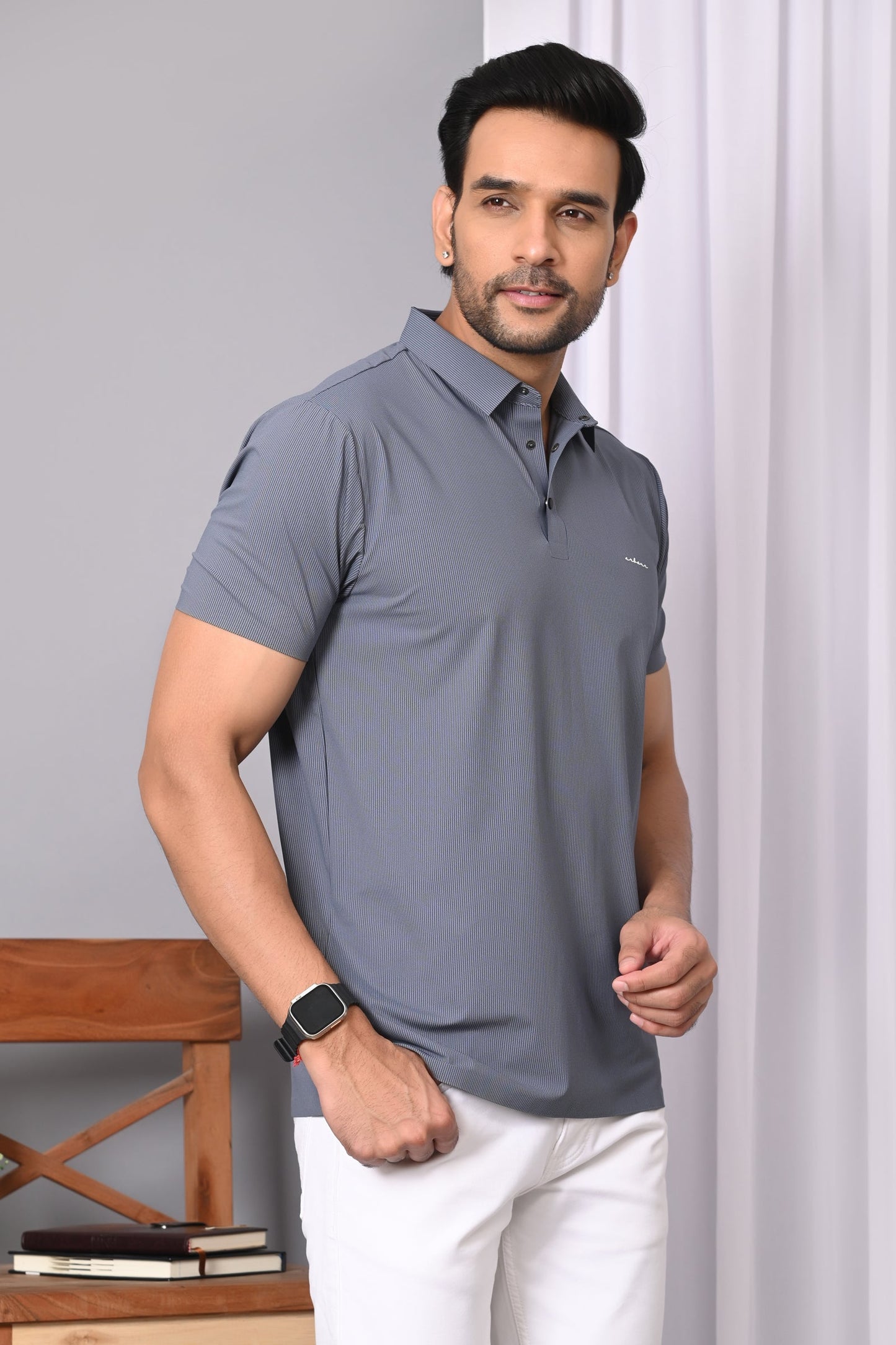 Arbour Men Polo Neck Half Casual Sleeves T-Shirt