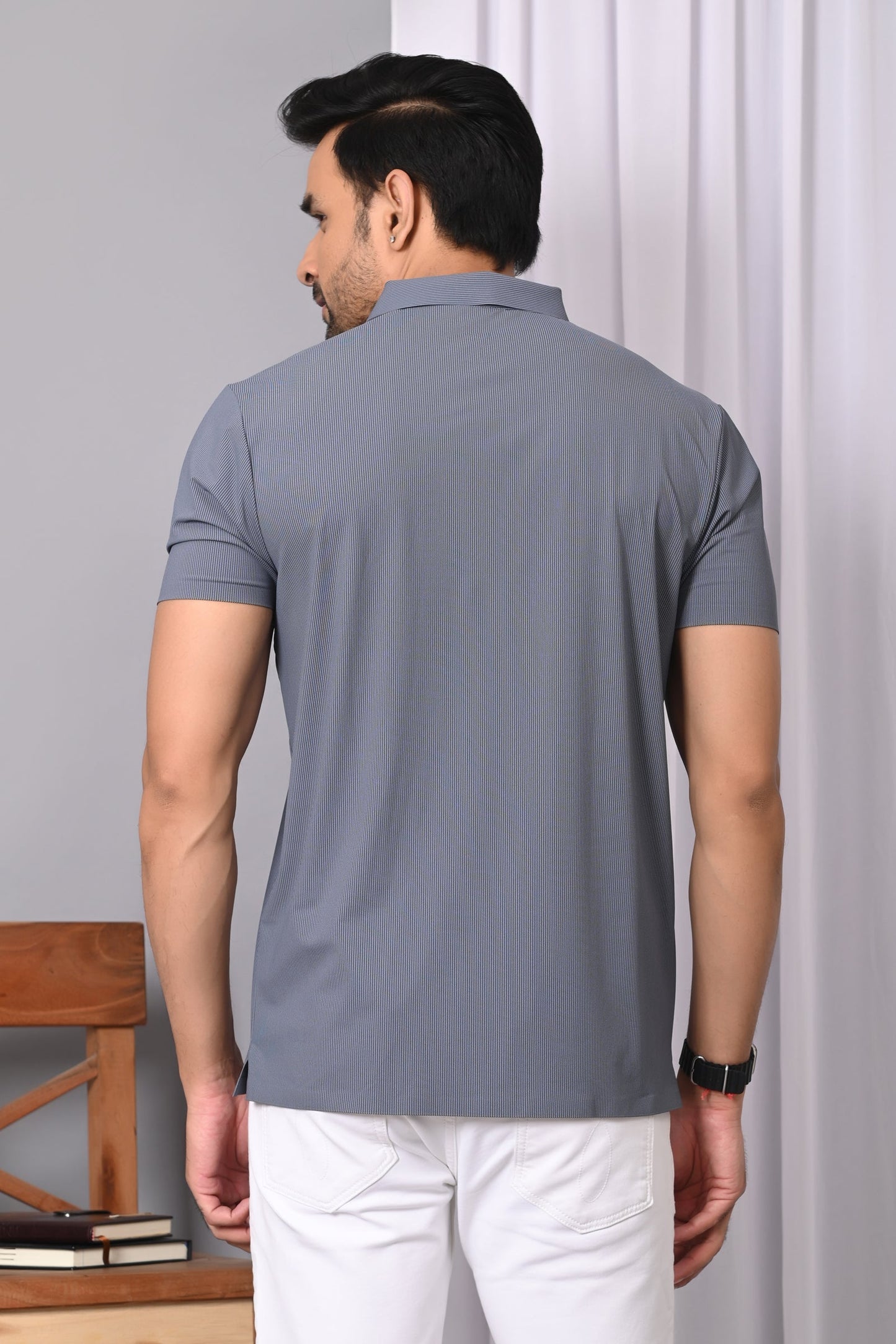 Arbour Men Polo Neck Half Casual Sleeves T-Shirt