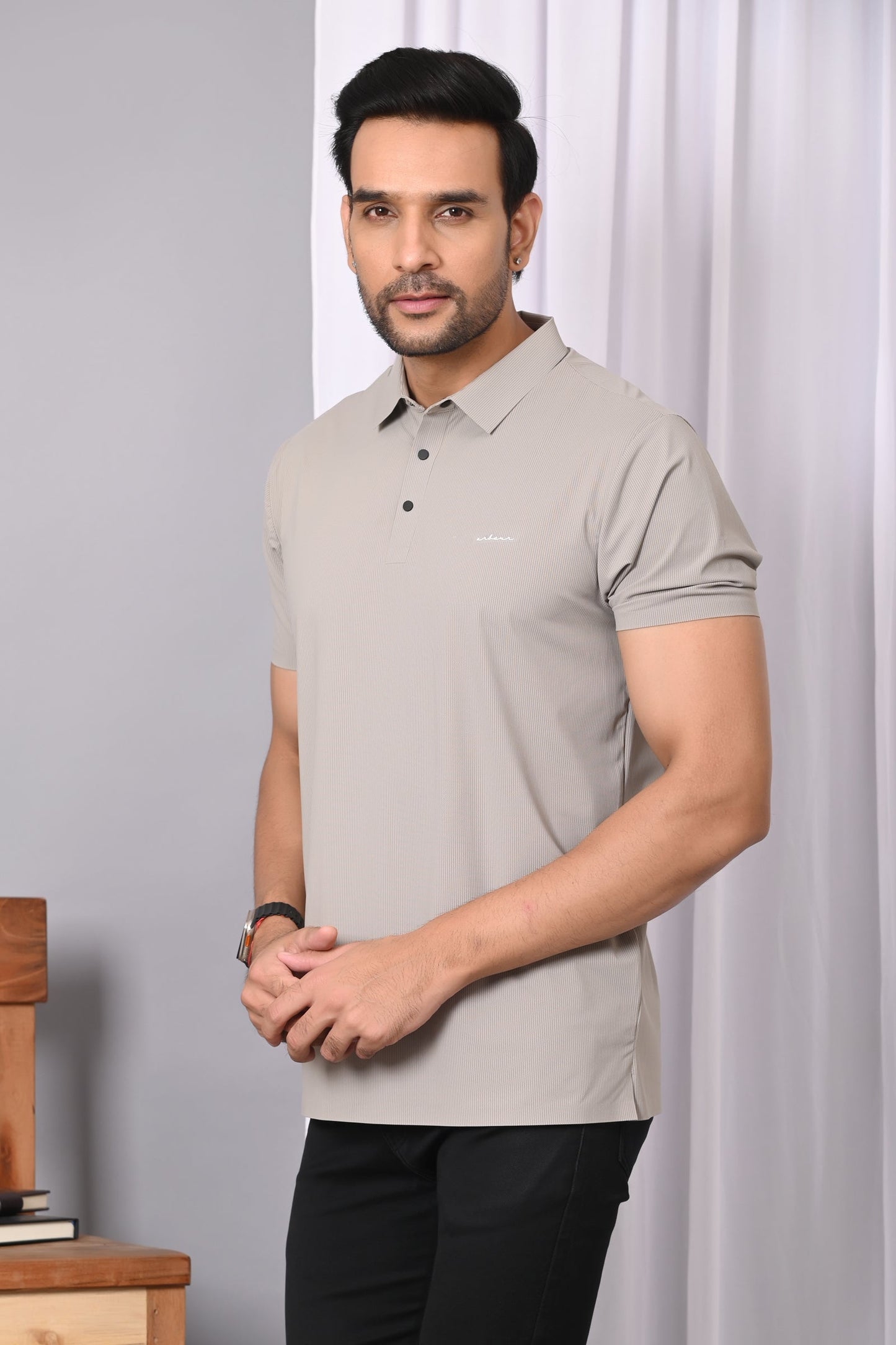 Arbour Men Polo Neck Half Casual Sleeves T-Shirt