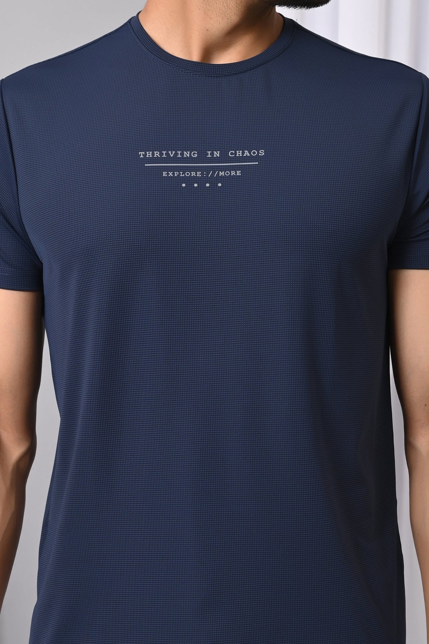 Arbour Men Round Neck Solid Slim Fit Half Sleeves T-Shirt