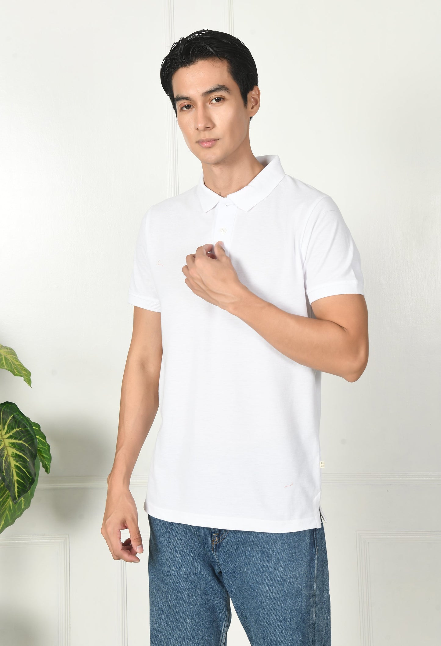 Arbour Men Polo Neck Plain Solid half Sleeves T-Shirt