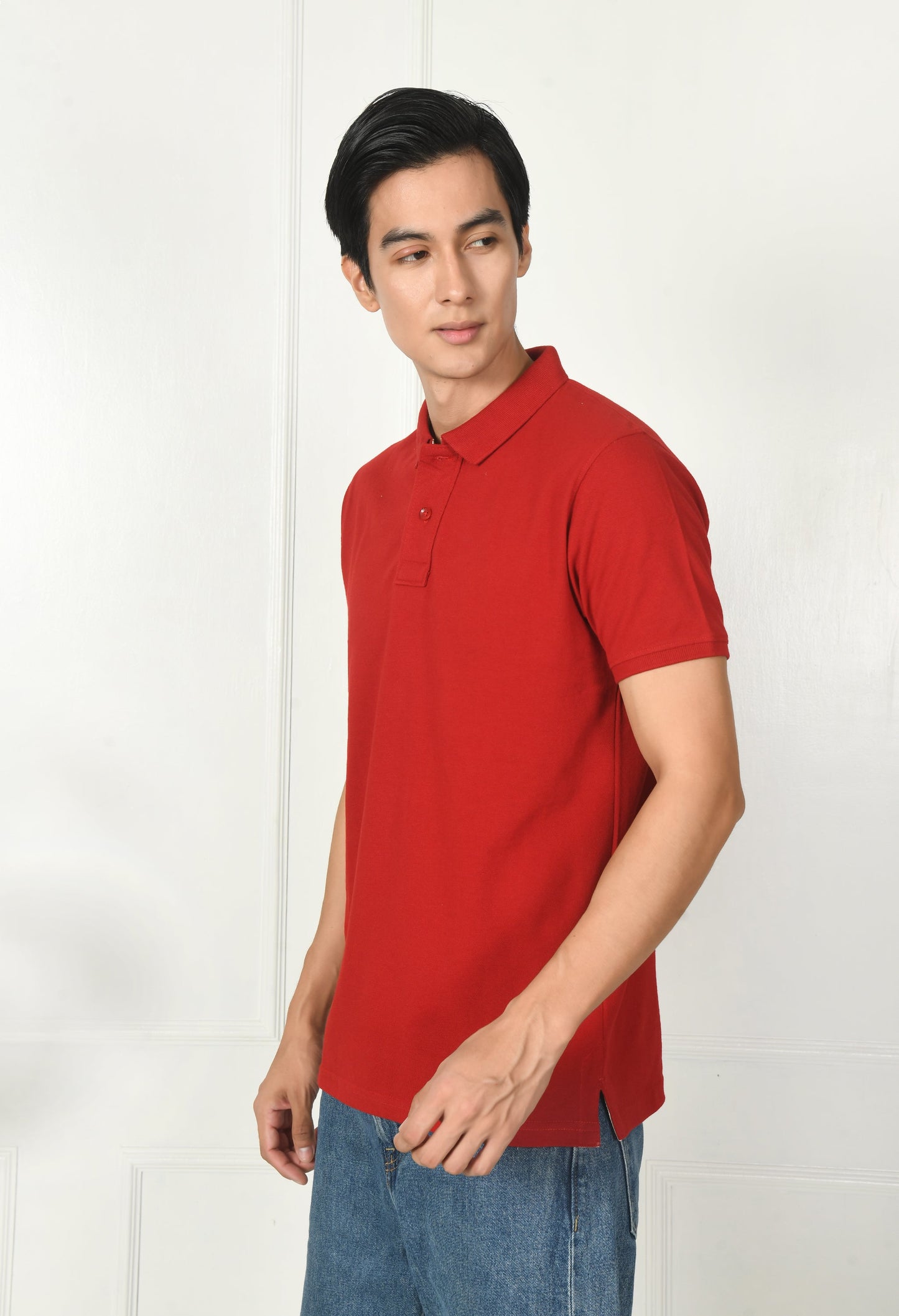 Arbour Men Polo Neck Plain Solid half Sleeves T-Shirt