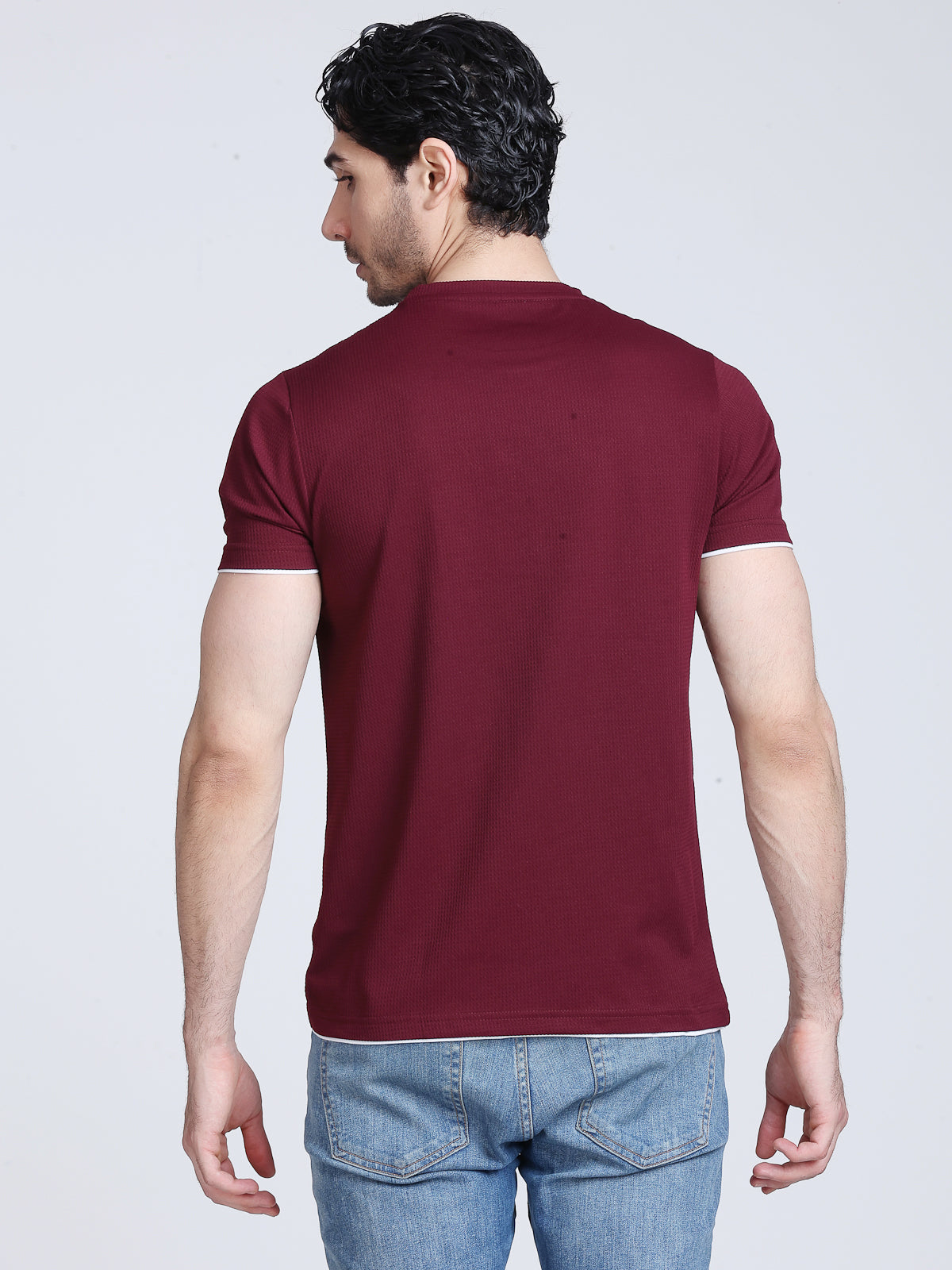 Arbour Men Round Neck Printed Half Sleeves T-Shirt