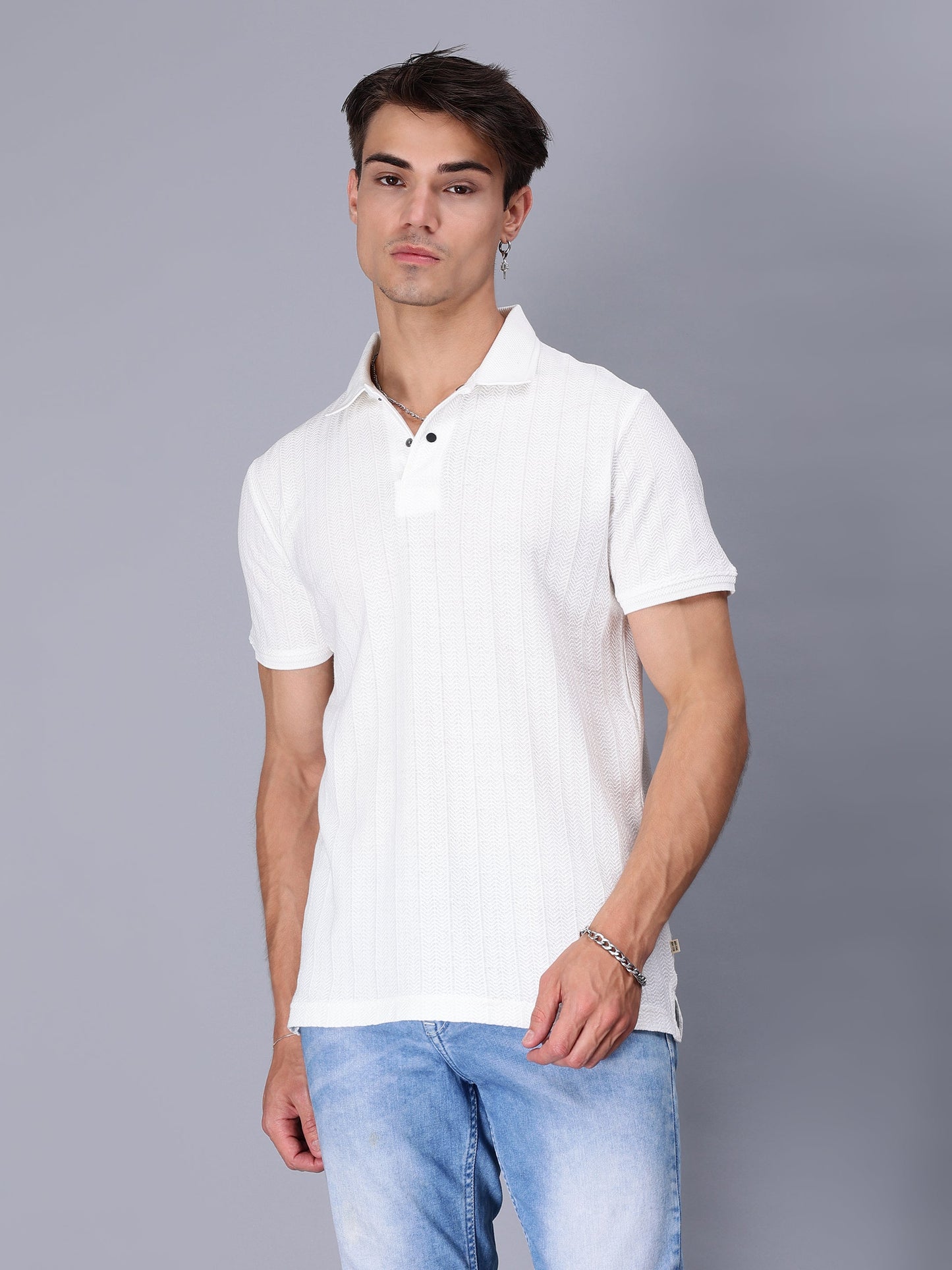 Arbour Men Polo Neck Half Sleeves T-Shirt