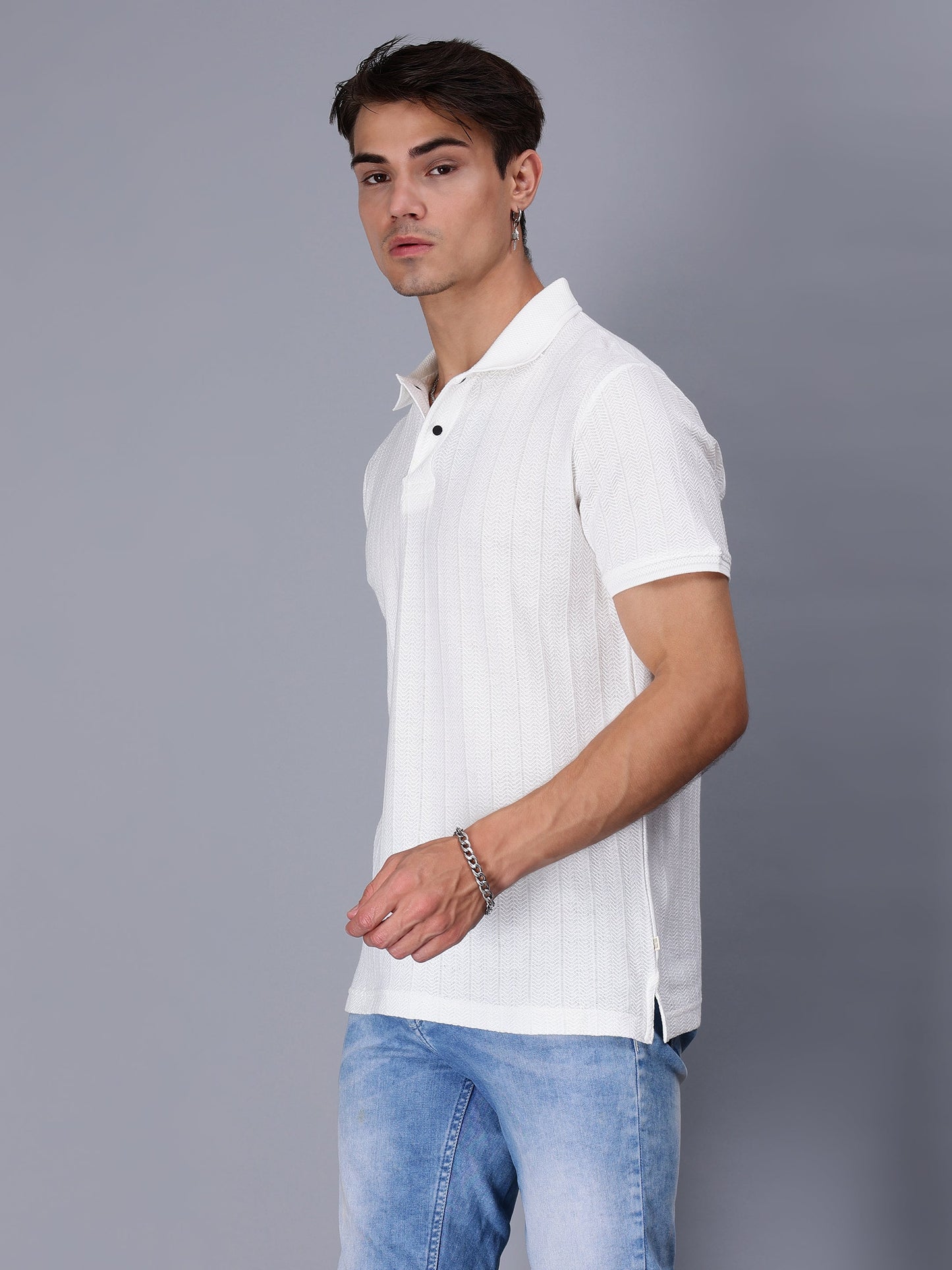 Arbour Men Polo Neck Half Sleeves T-Shirt