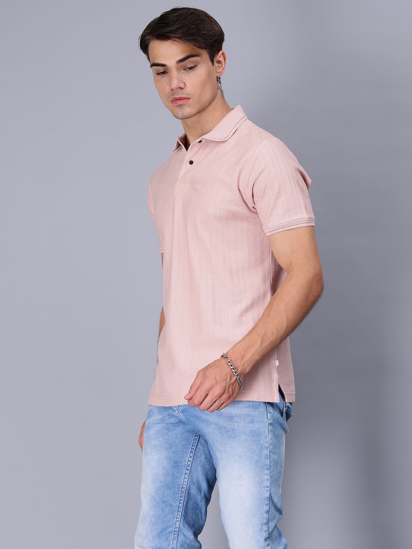 Arbour Men Polo Neck Half Sleeves T-Shirt