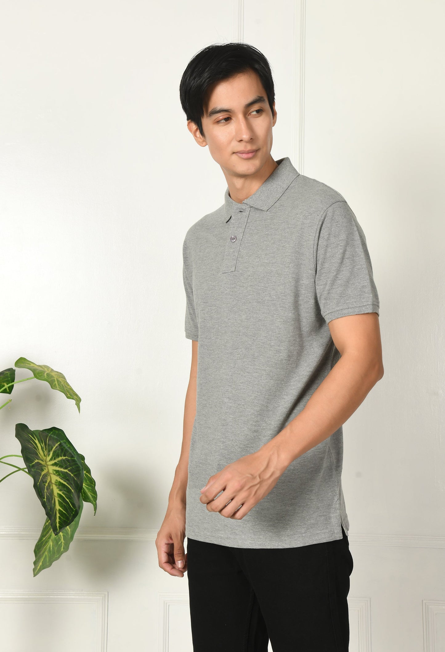 Arbour Men Polo Neck Plain Solid half Sleeves T-Shirt