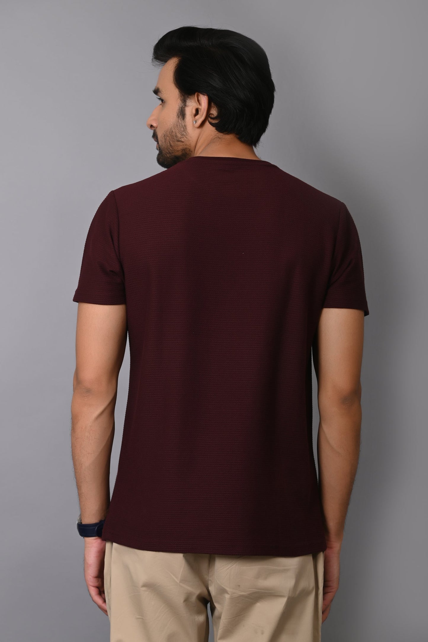 Arbour Men Round Neck Half Sleeves T-Shirt