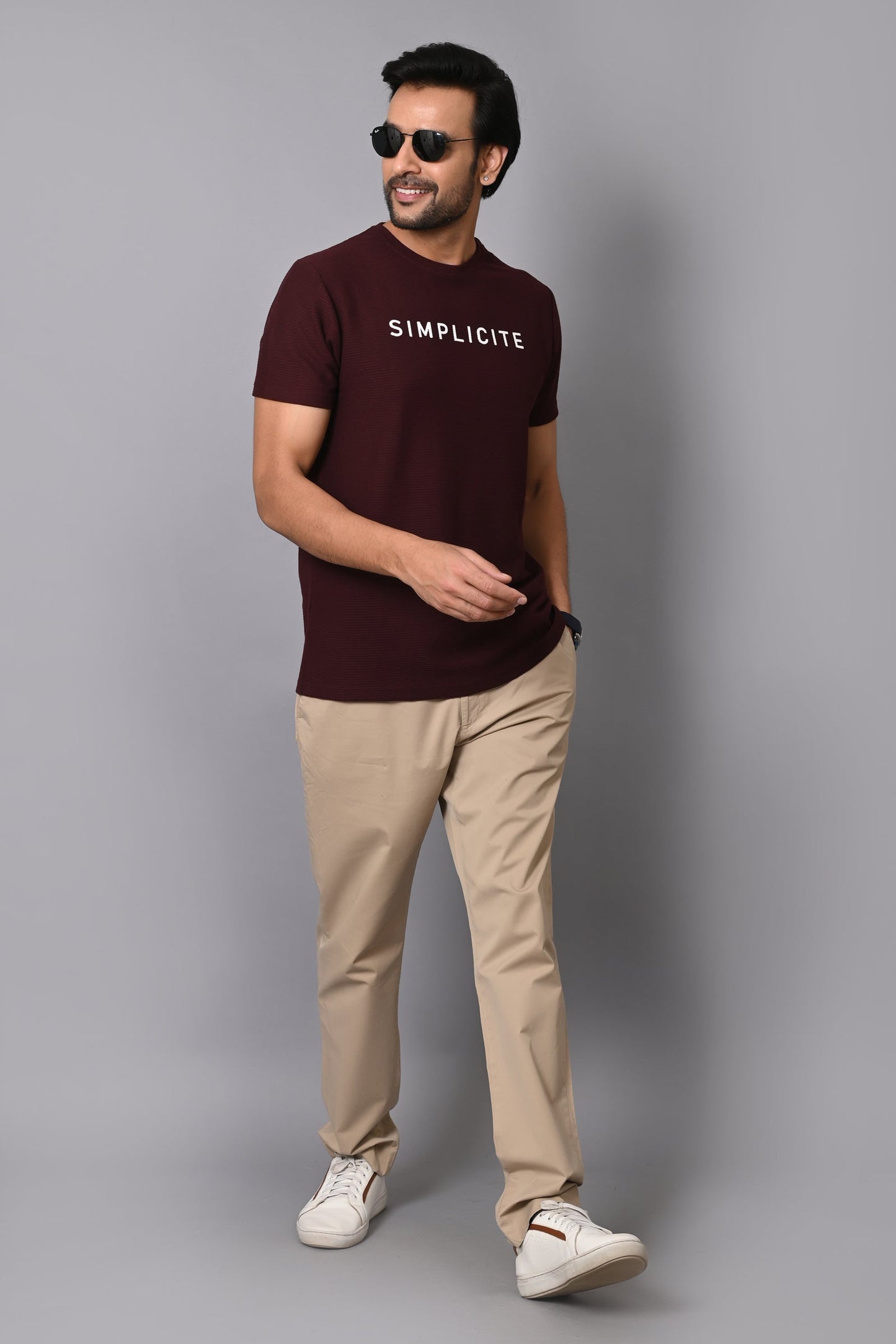 Arbour Men Round Neck Half Sleeves T-Shirt