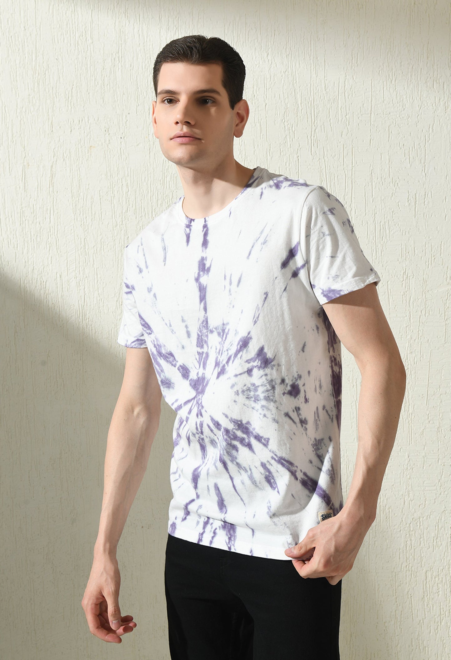 Arbour Men Printed Round Neck Cotton Blend Multicolor T-Shirt