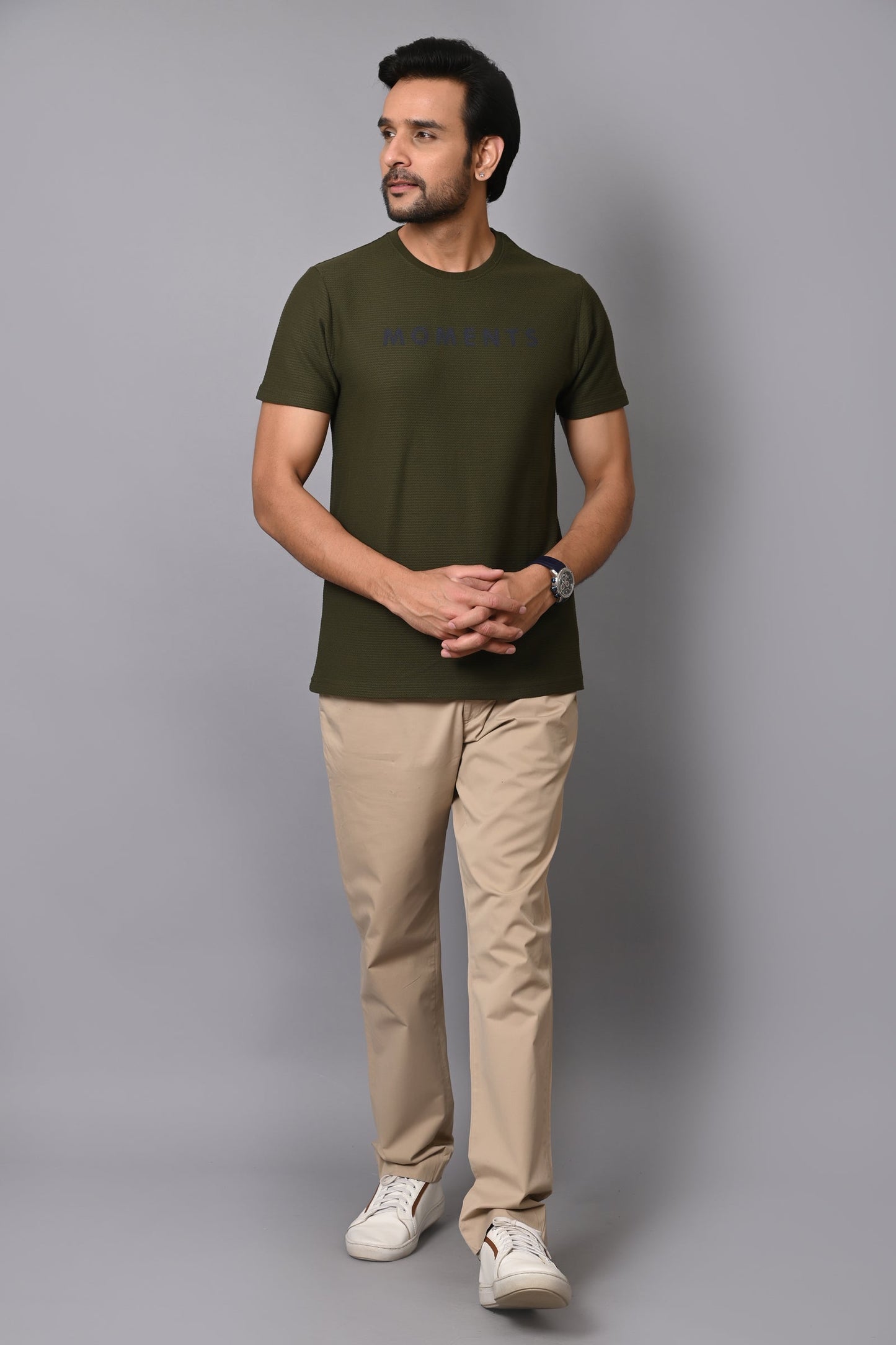 Arbour Men Round Neck Half Sleeves T-Shirt