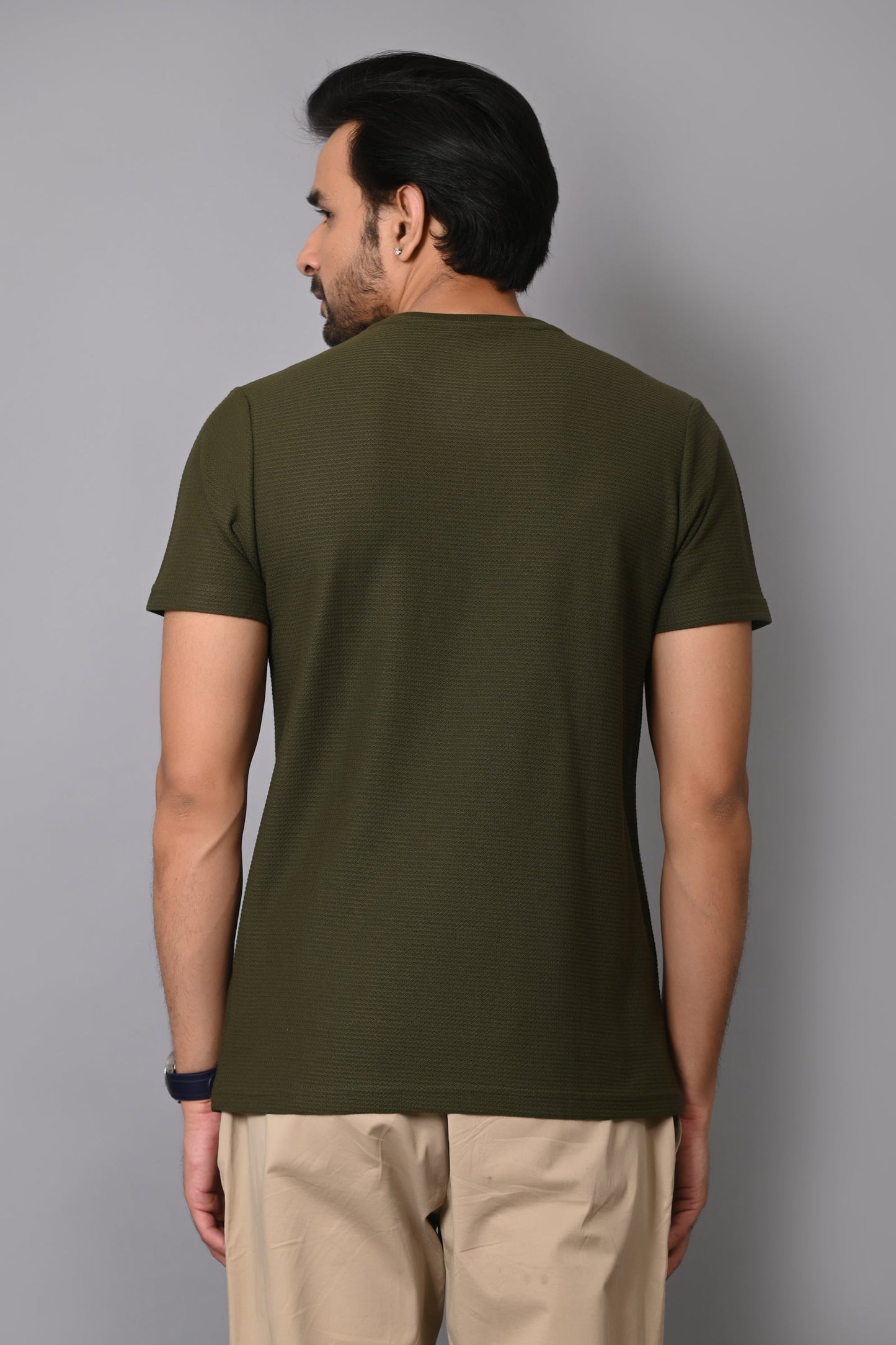 Arbour Men Round Neck Half Sleeves T-Shirt