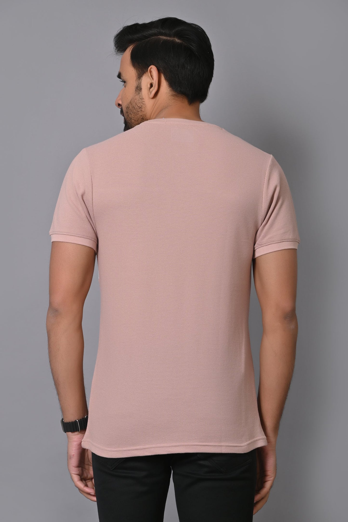 Arbour Men Colourblock Round Neck Cotton Blend Multicolor T-Shirt