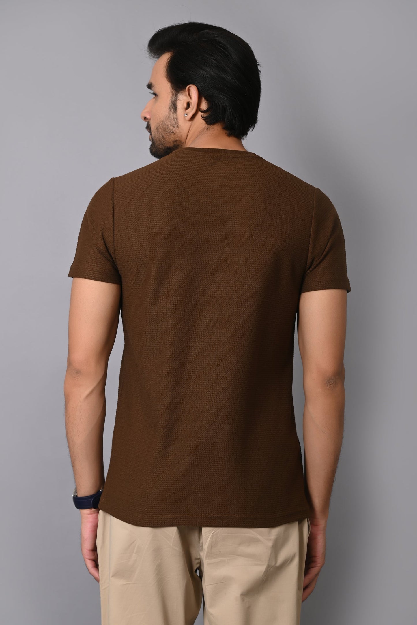 Arbour Men Round Neck Half Sleeves T-Shirt