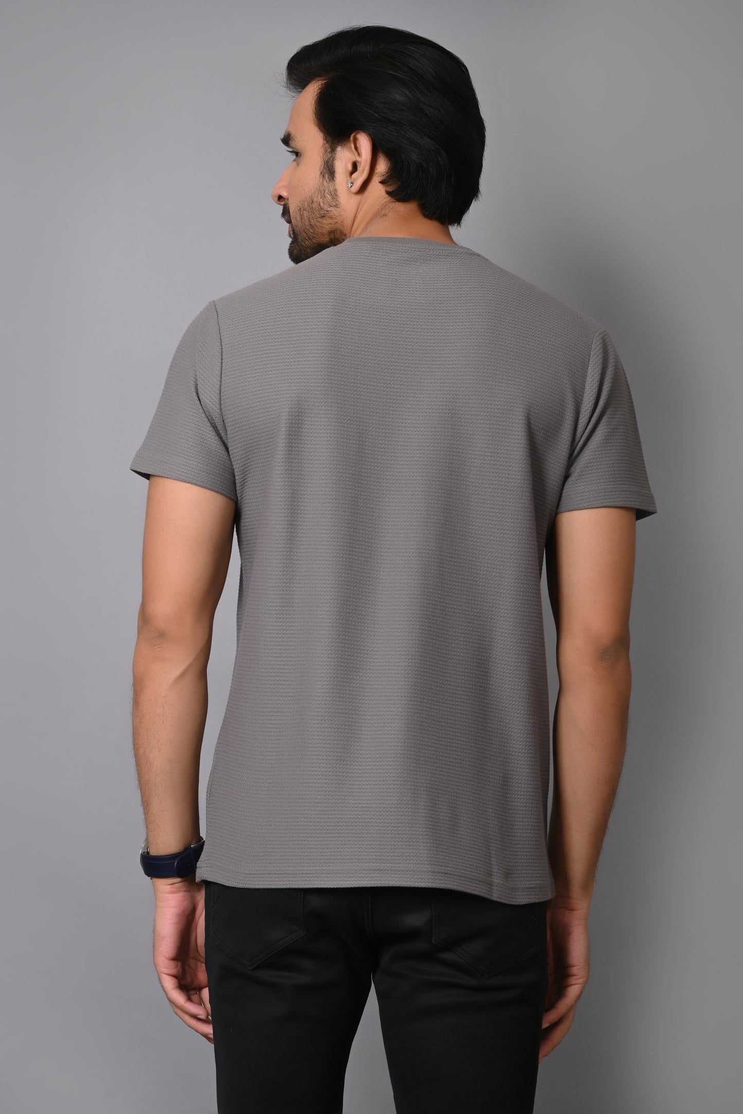 Arbour Men Round Neck Half Sleeves T-Shirt