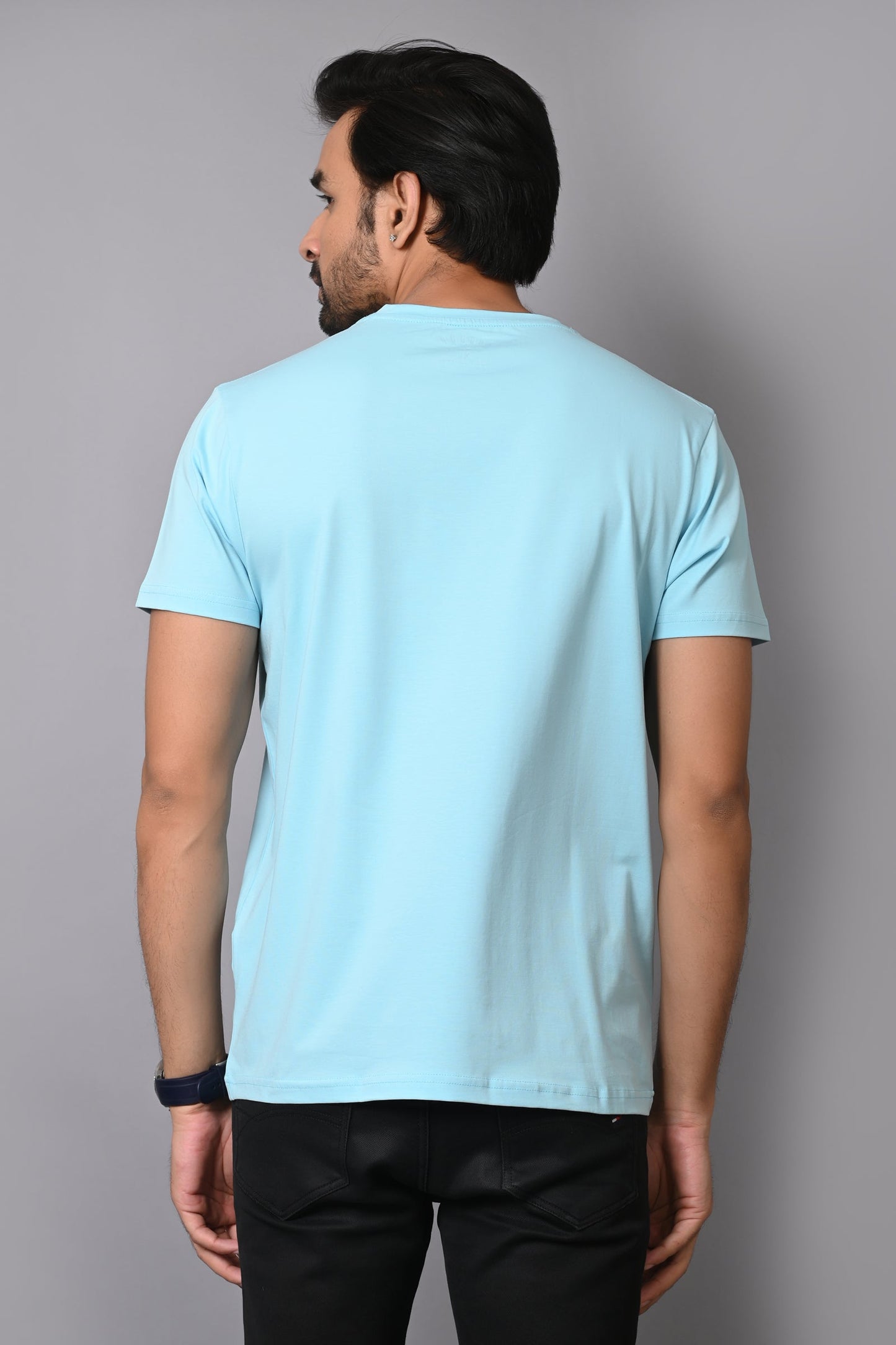 Arbour Men Round Neck Printed Slim Fit T-Shirt