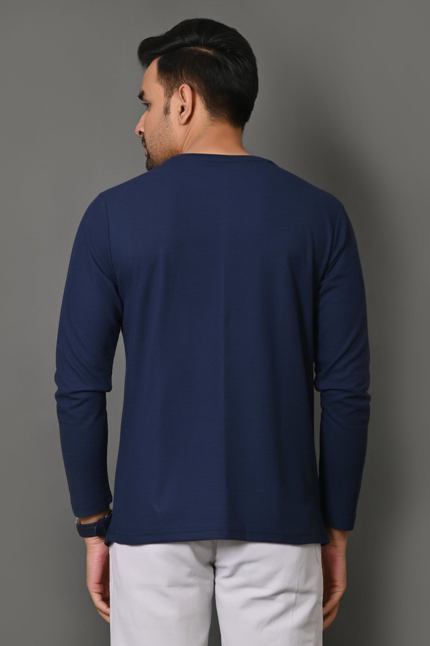 Arbour Men Round Neck Printed Full Sleeves T-Shirt