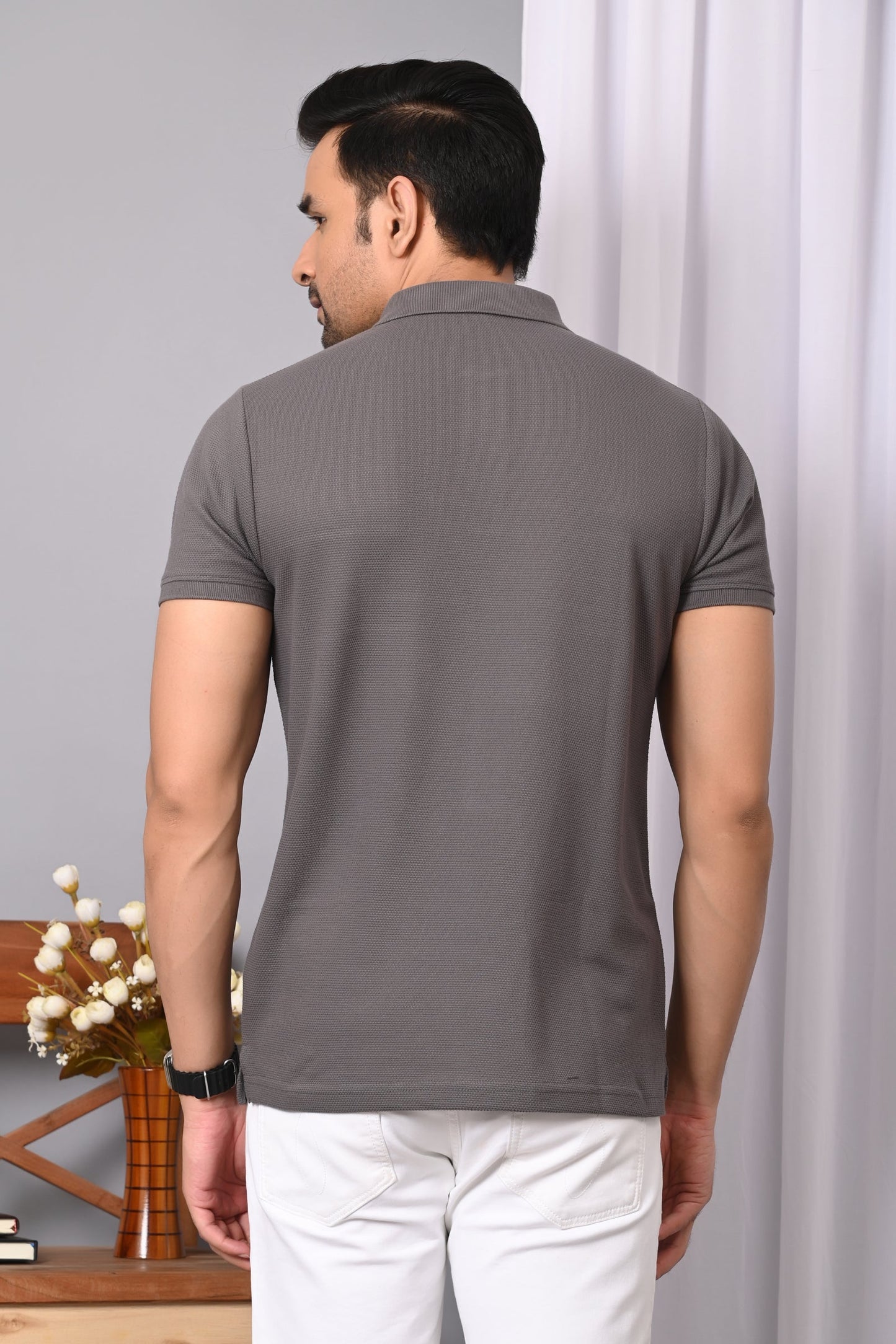 Arbour Men Polo Neck Stylish Casual Half Sleeves T-Shirt