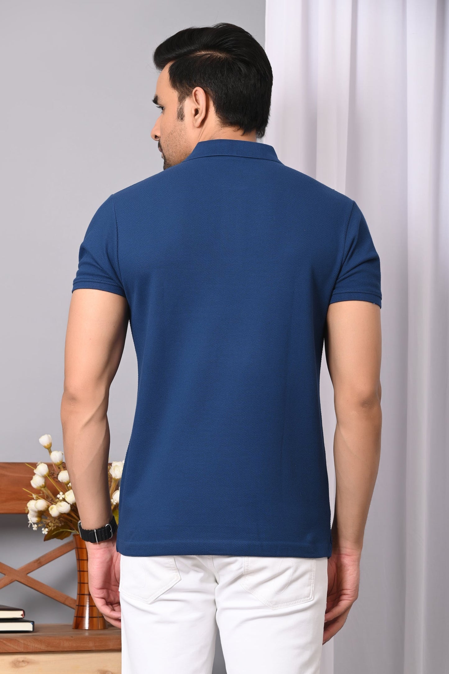 Arbour Men Polo Neck Stylish Casual Half Sleeves T-Shirt