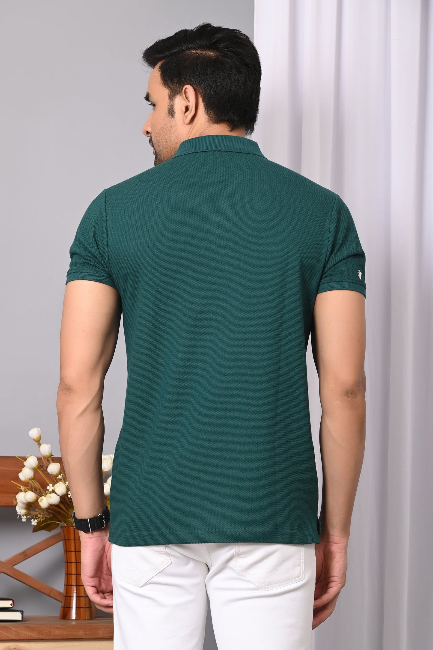 Arbour Men Polo Neck Stylish Casual Half Sleeves T-Shirt