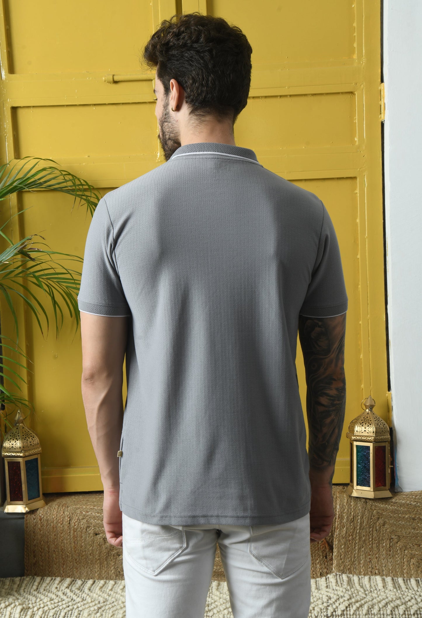 Arbour Men Polo Neck Half Sleeves T-Shirt