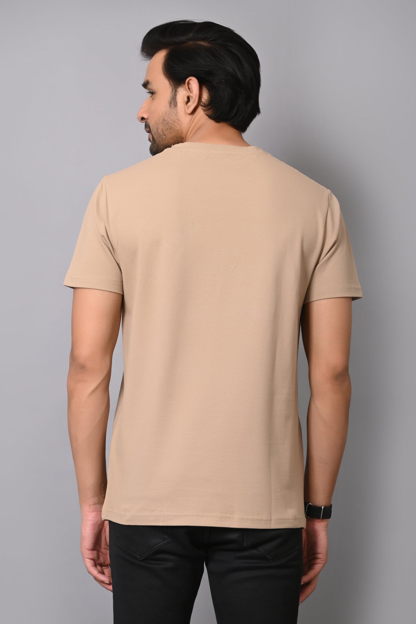 Arbour Men Round Neck Slim Fit T-Shirt