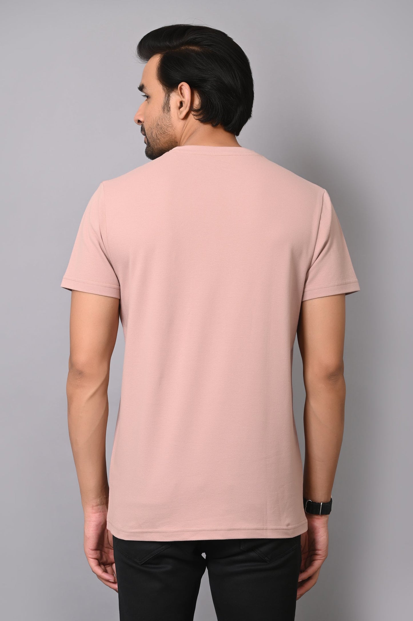 Arbour Men Round Neck Slim Fit T-Shirt