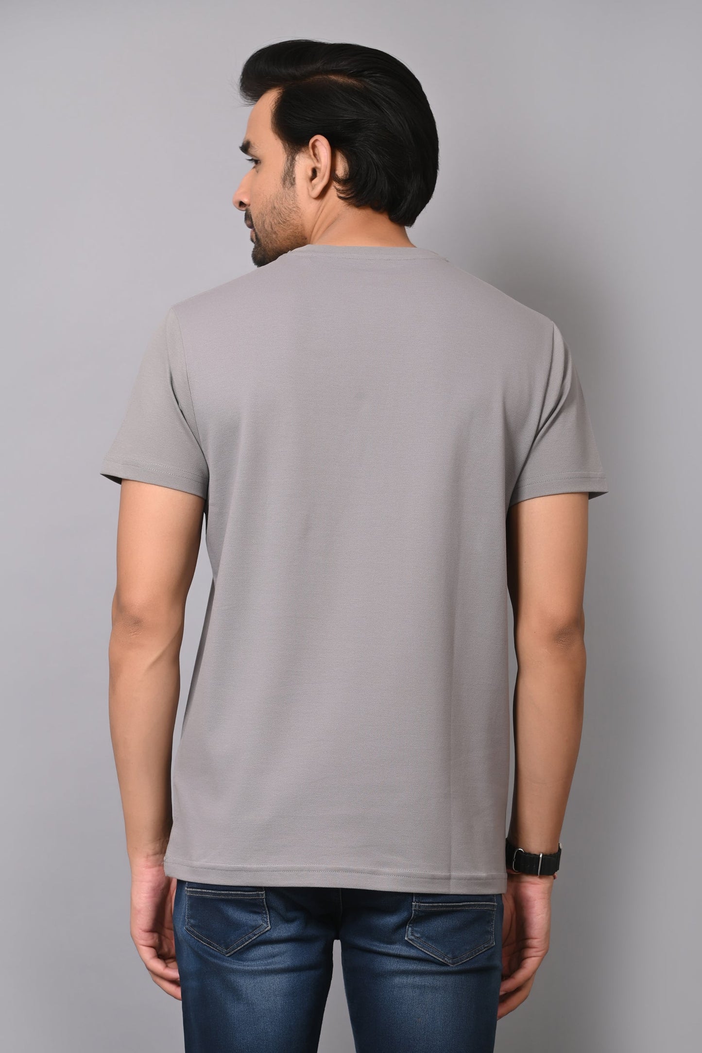 Arbour Men Round Neck Slim Fit T-Shirt