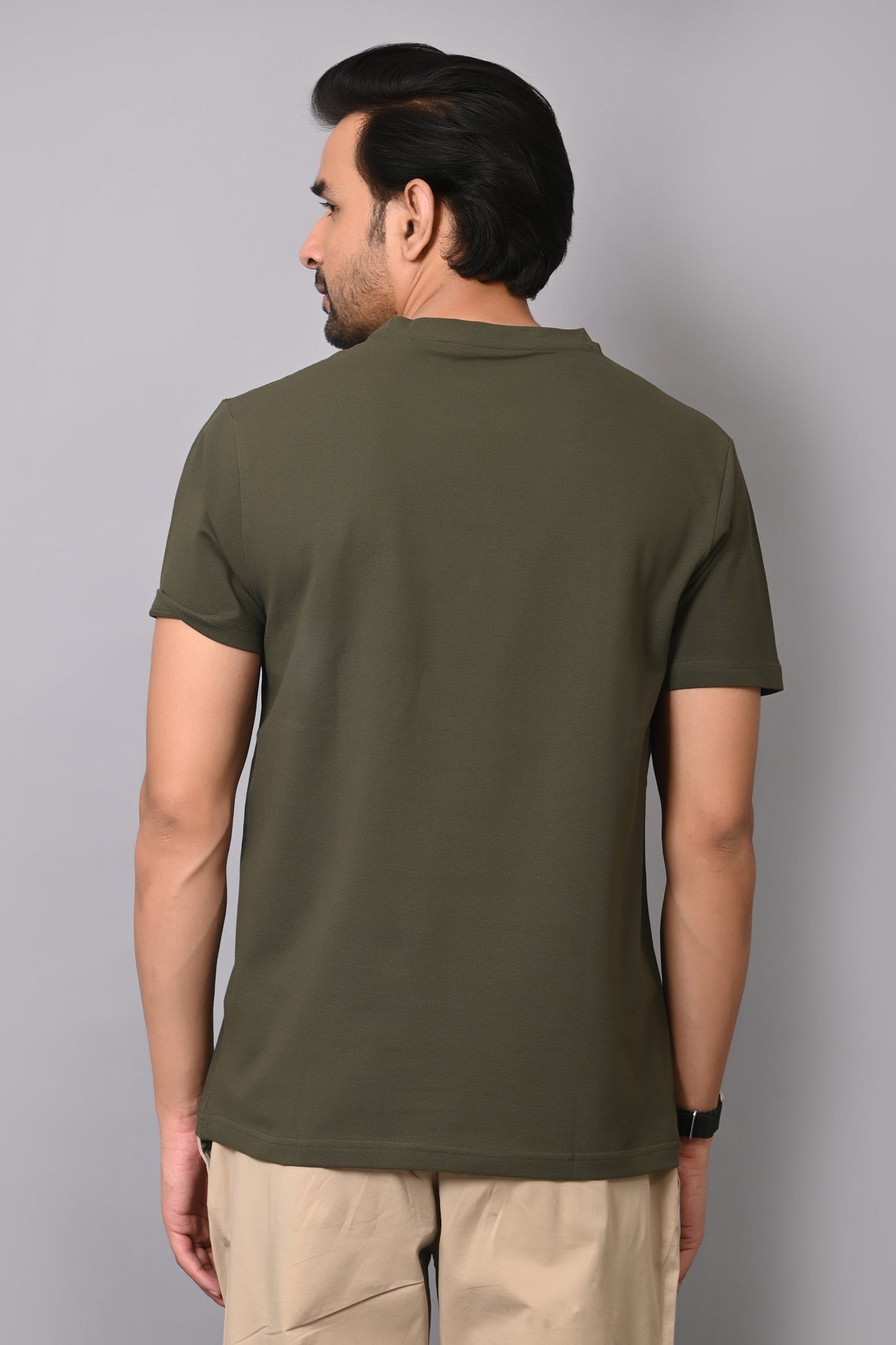 Arbour Men Round Neck Slim Fit T-Shirt