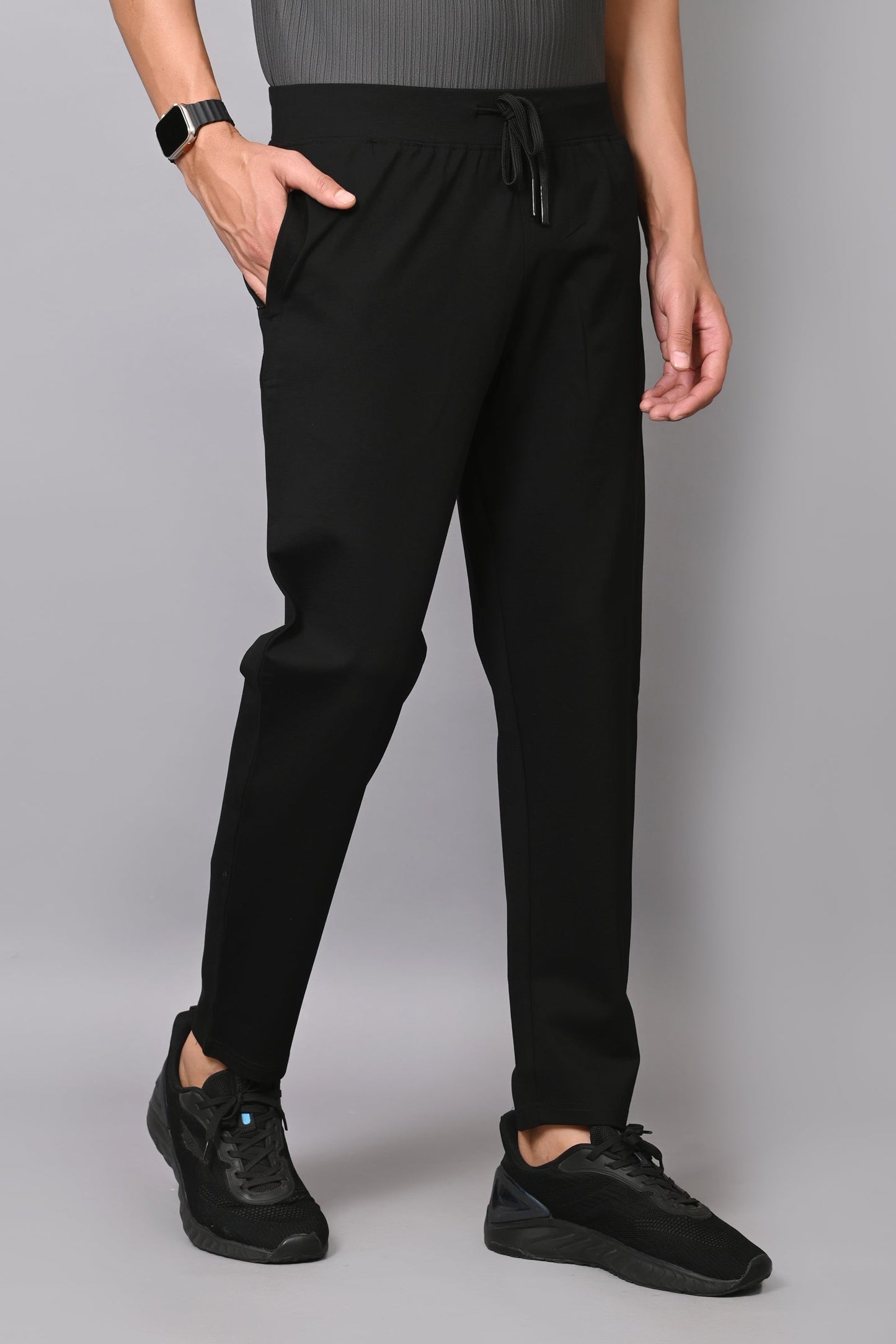 Arbour Men Solid Slim Fit Casual Track Pants