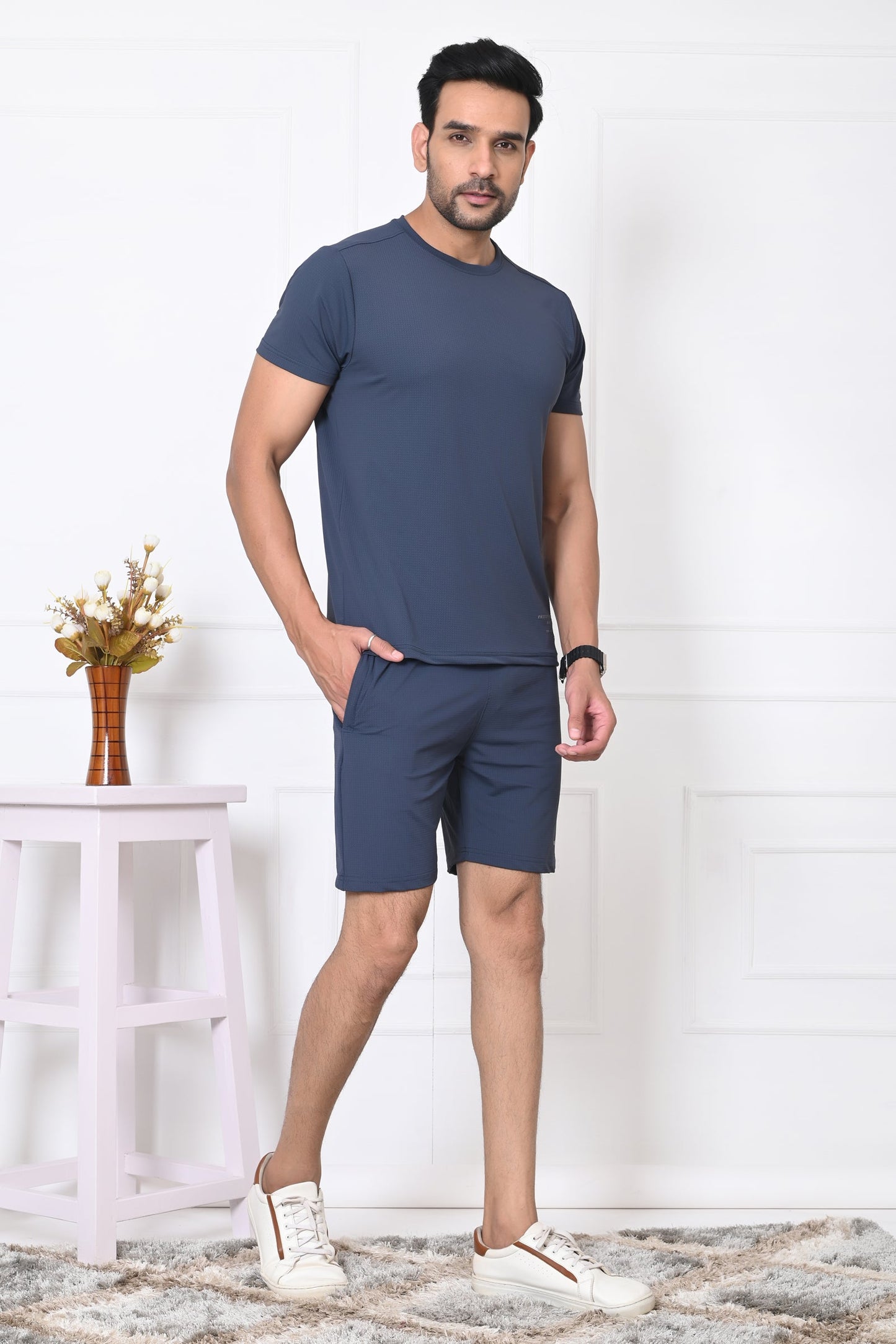 Arbour Men Solid Co-Ord Set