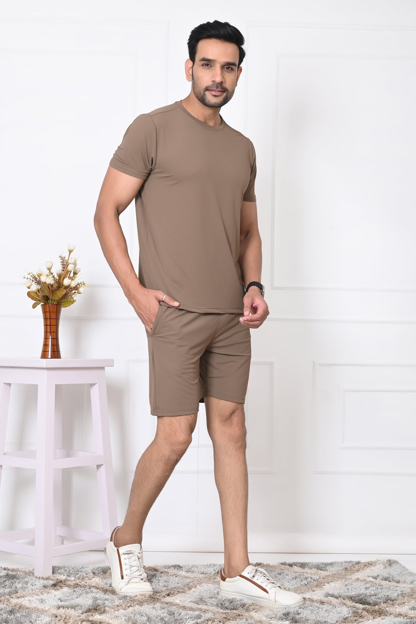 Arbour Men Solid Co-Ord Set