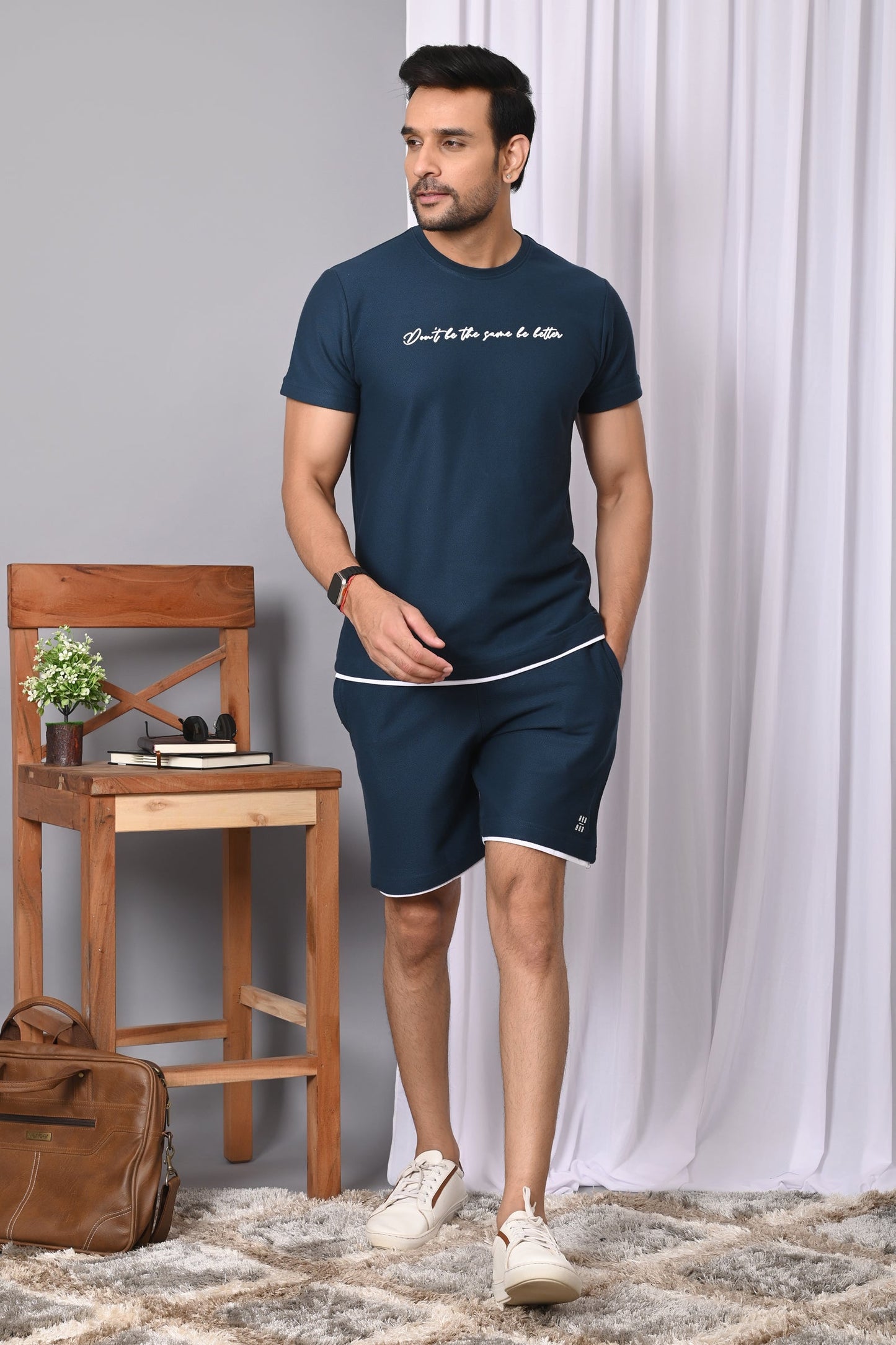 Arbour Men Solid Co-Ord Set