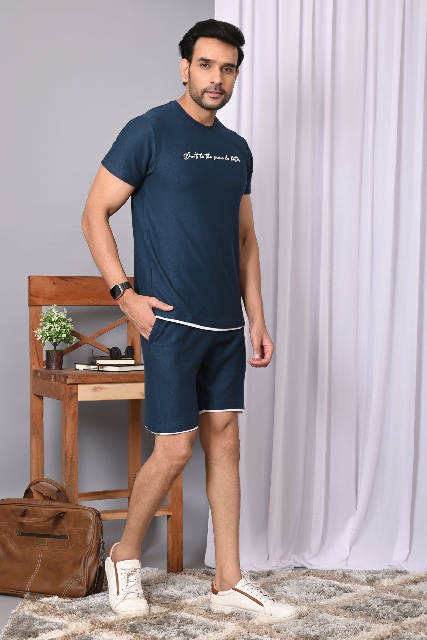 Arbour Men Solid Co-Ord Set