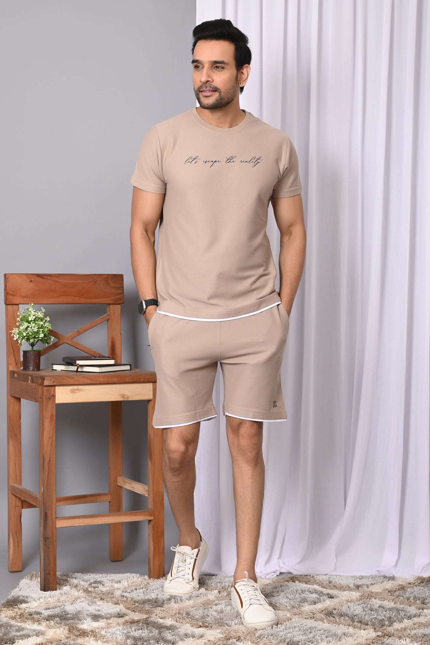 Arbour Men Solid Co-Ord Set