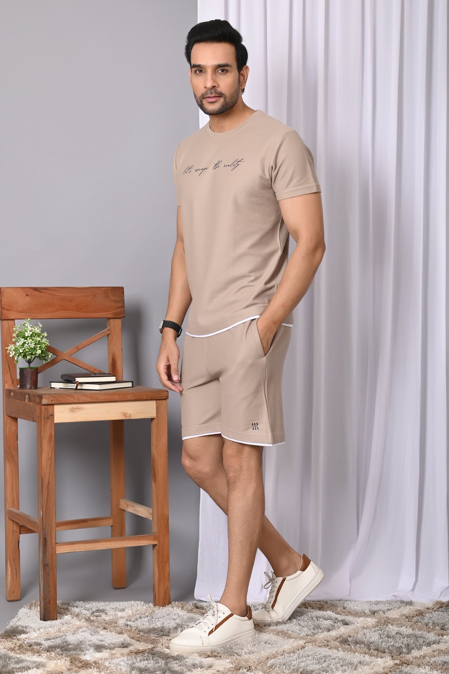 Arbour Men Solid Co-Ord Set