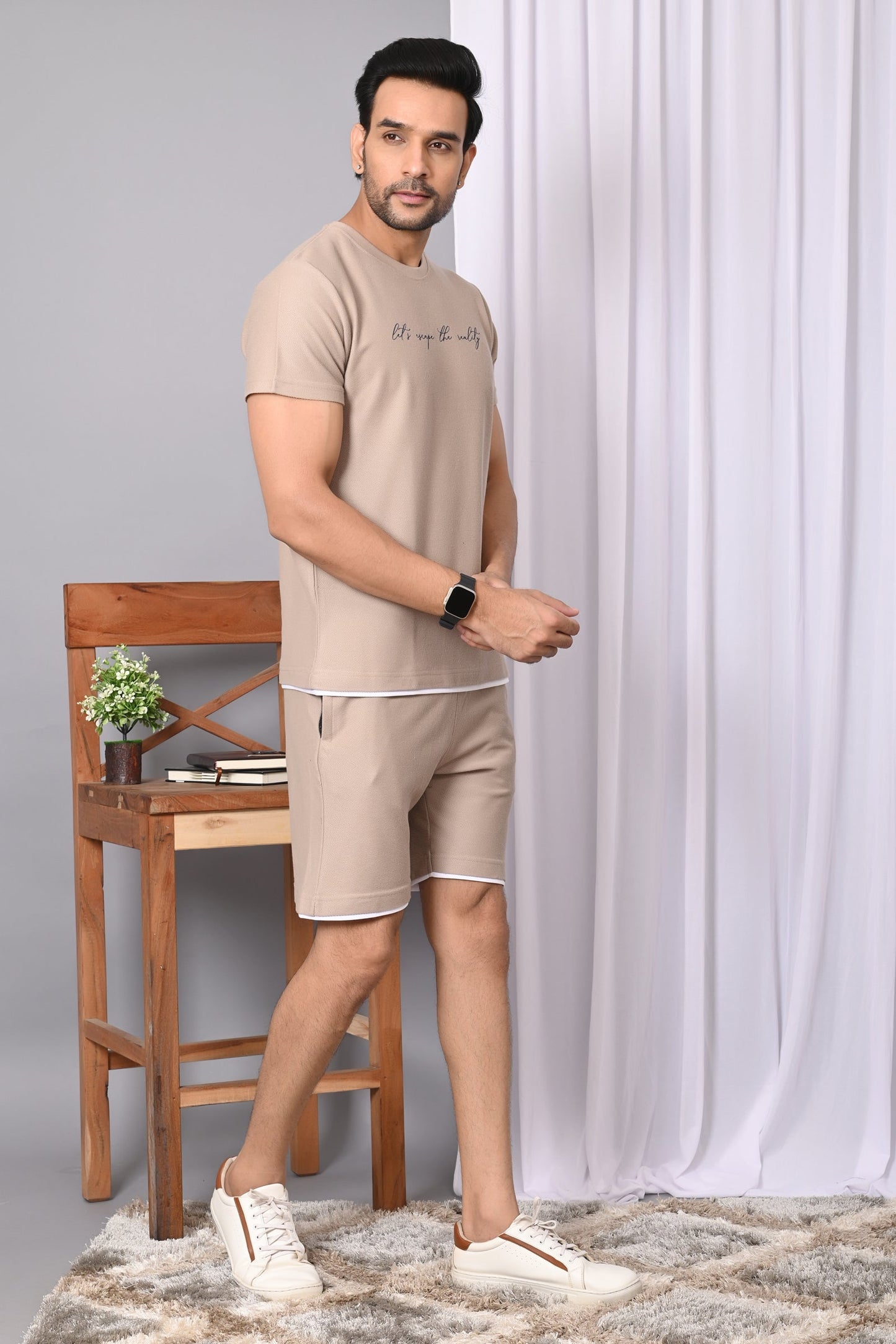 Arbour Men Solid Co-Ord Set