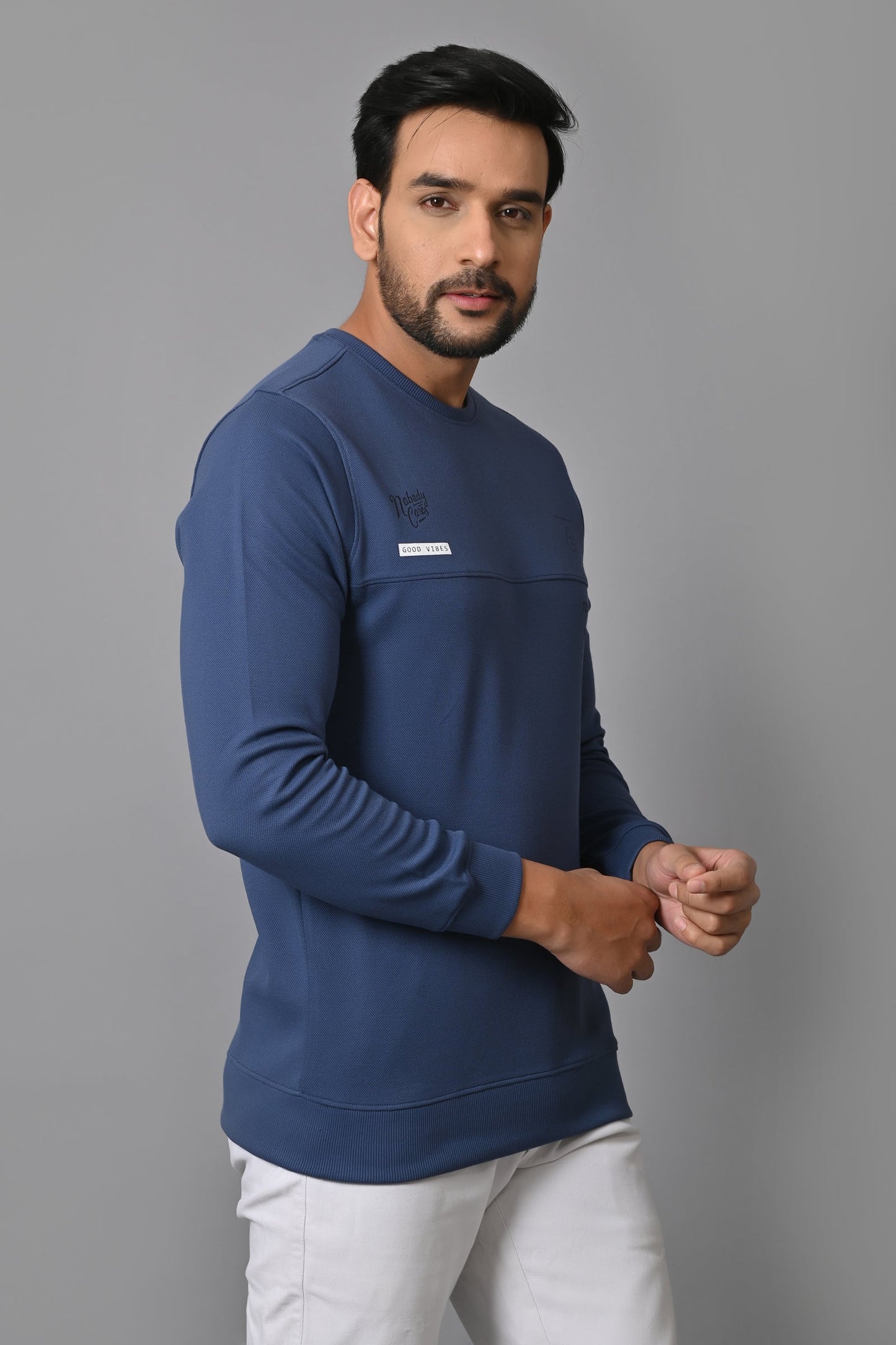 Arbour Men Round Neck Full Sleeves T-Shirt