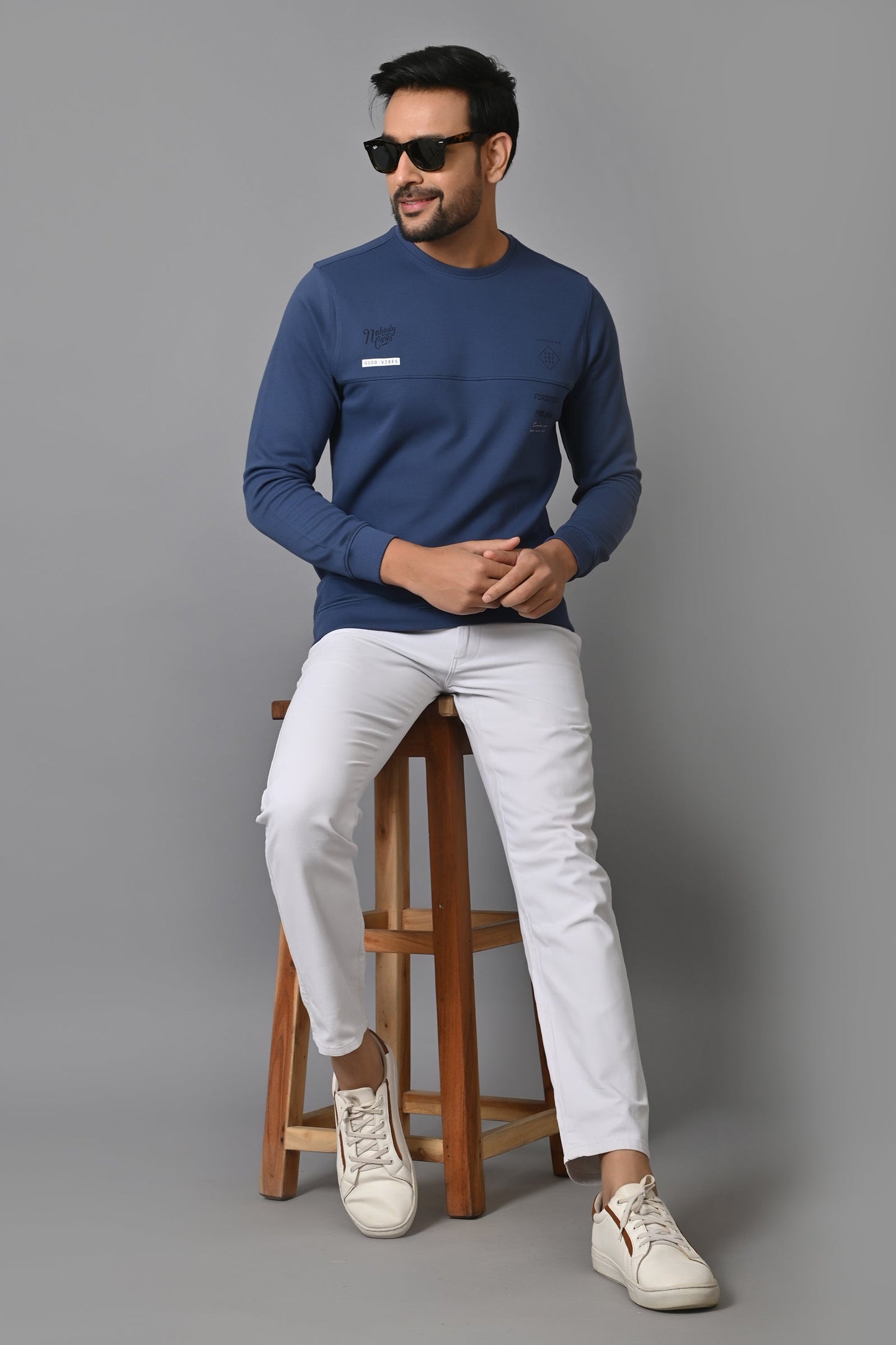 Arbour Men Round Neck Full Sleeves T-Shirt