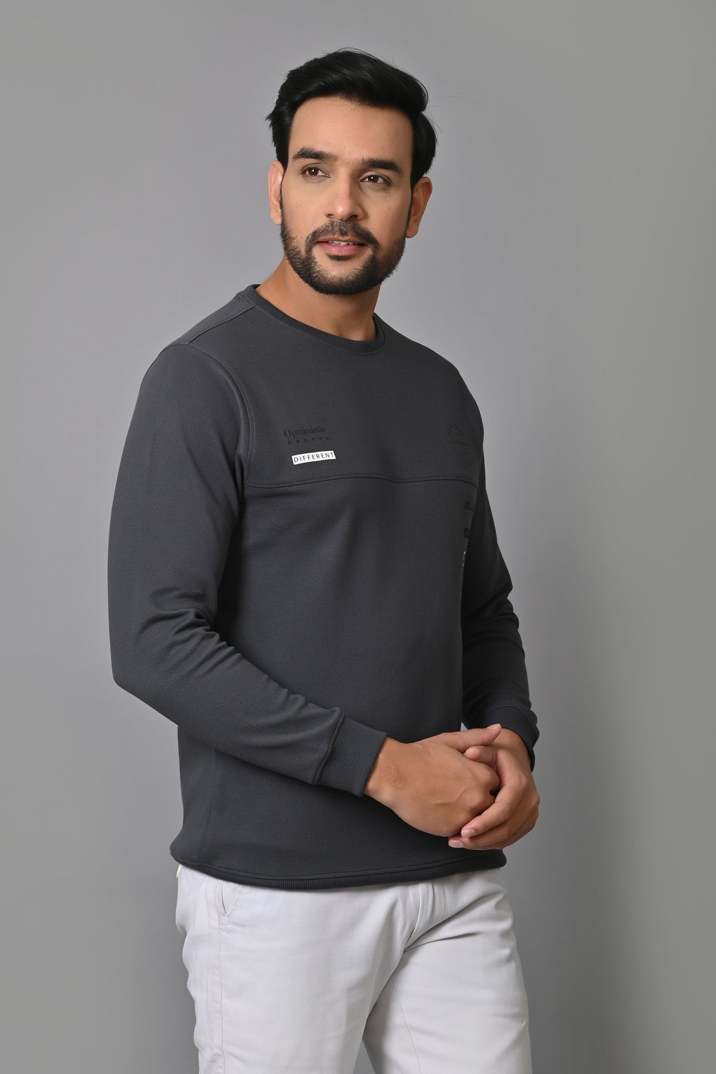 Arbour Men Round Neck Full Sleeves T-Shirt