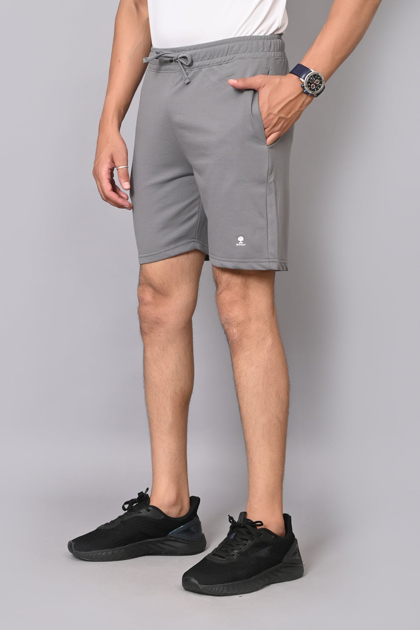 Arbour Men Solid Shorts