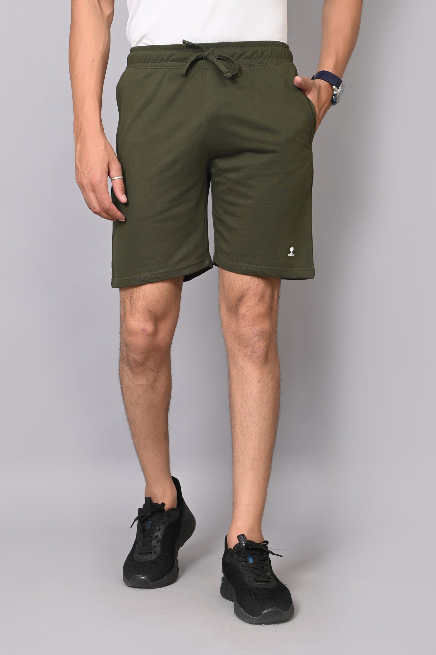 Arbour Men Solid Shorts