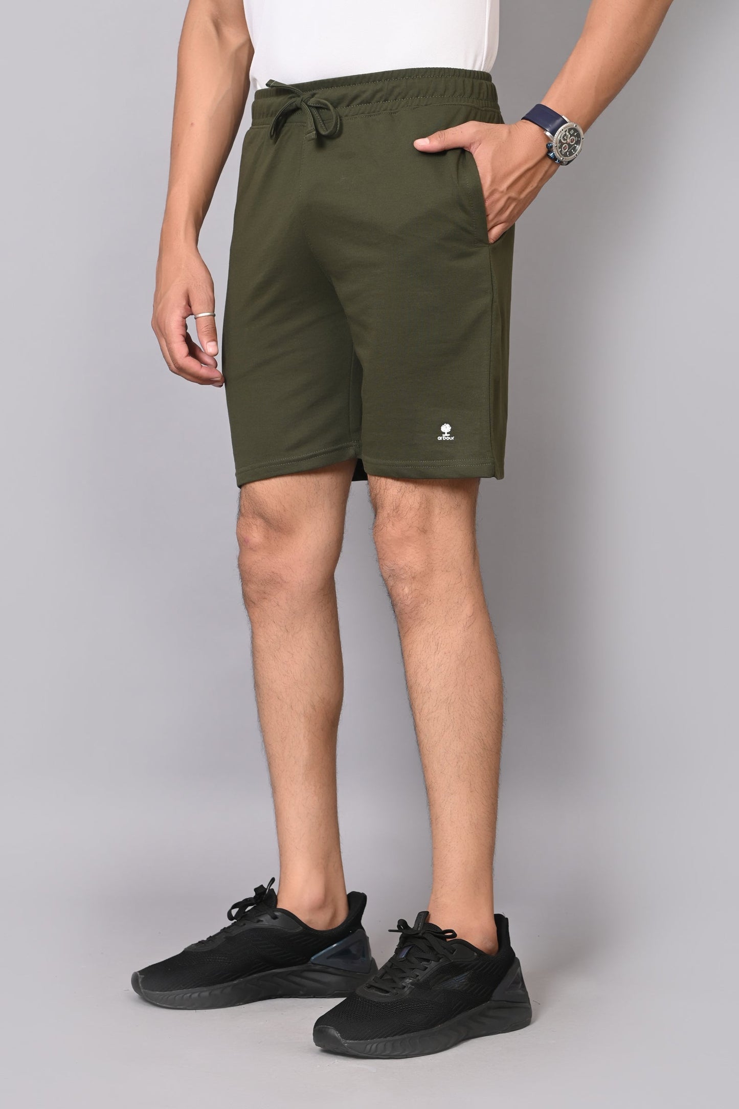 Arbour Men Solid Shorts