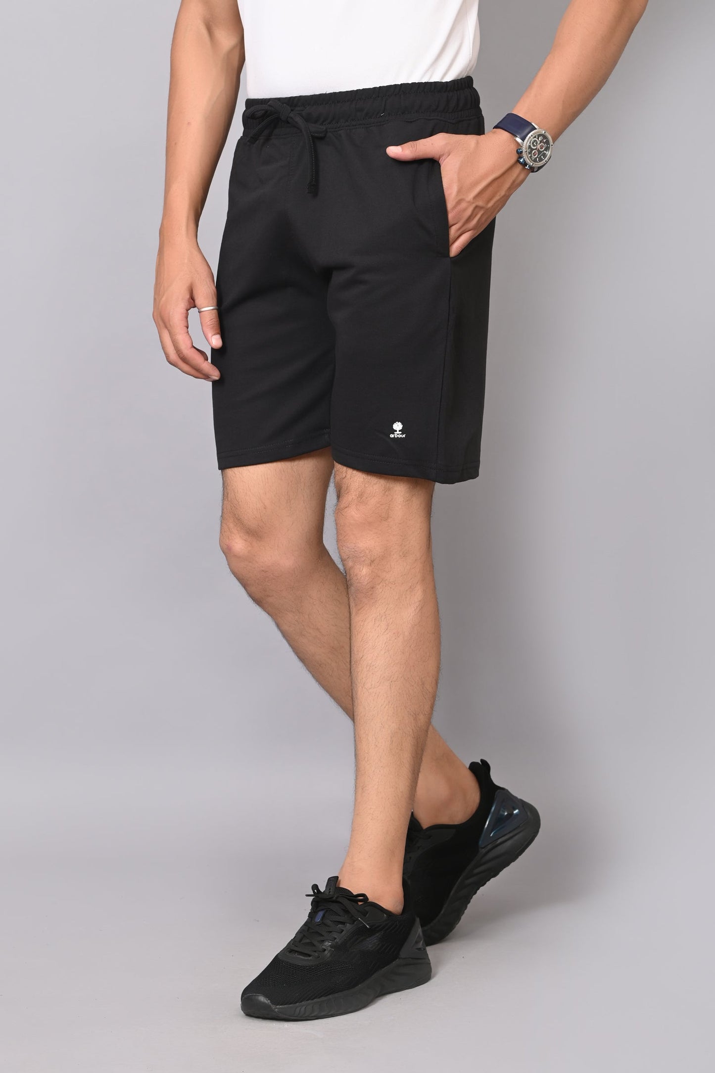 Arbour Men Solid Shorts